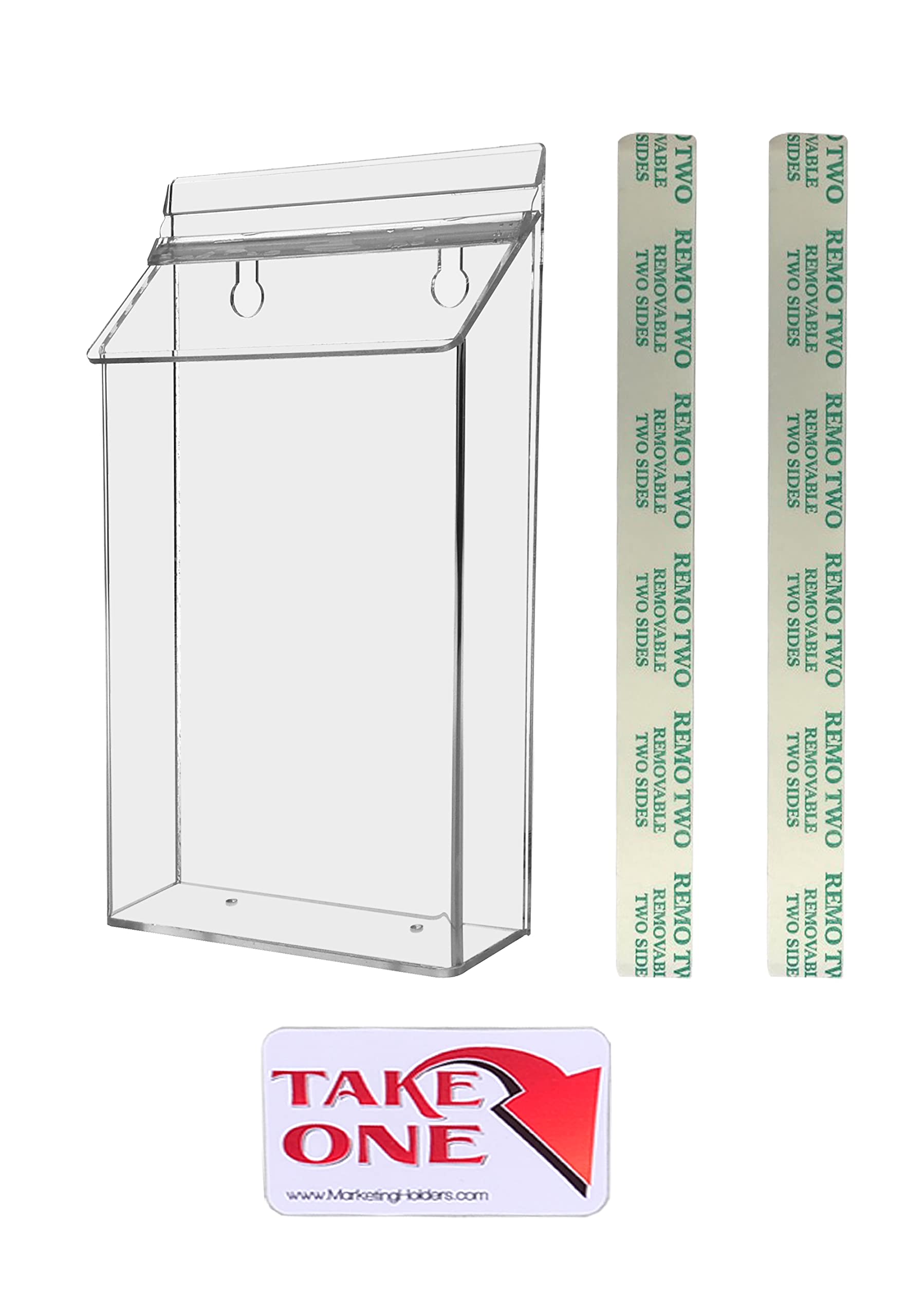 Marketing Holders Outdoor Brochure Holder with Lid for 6