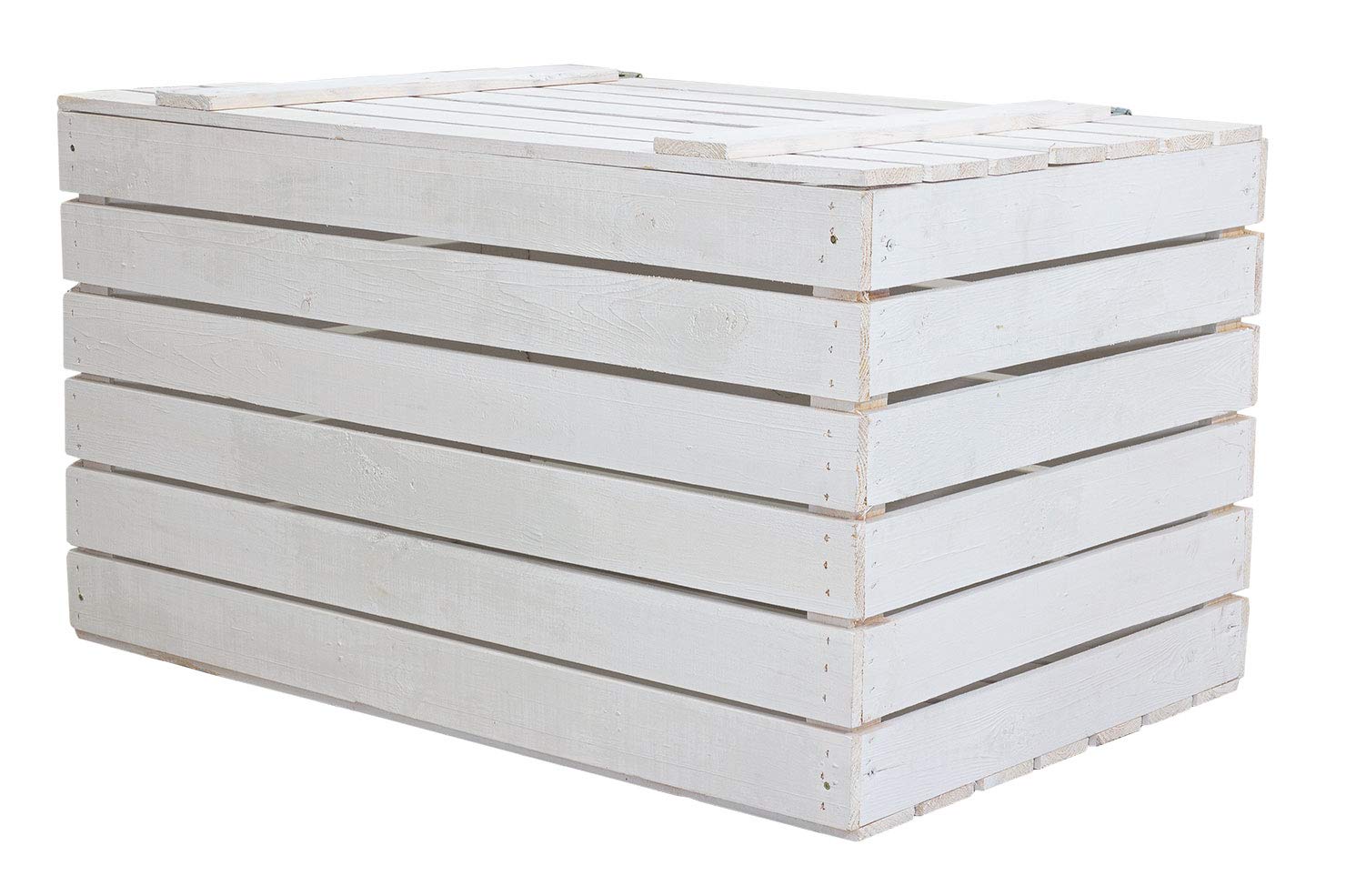 Große Holztruhe 80er mit Deckel 80x50x39cm Hochzeit Schatztruhe Spielzeugkiste Garten Truhe Bank Stauraum Sitztruhe Sitzbank Aufbewahrungstruhe mit großer Kapazität Flur, Schlafzimmer, Wohnzimmer