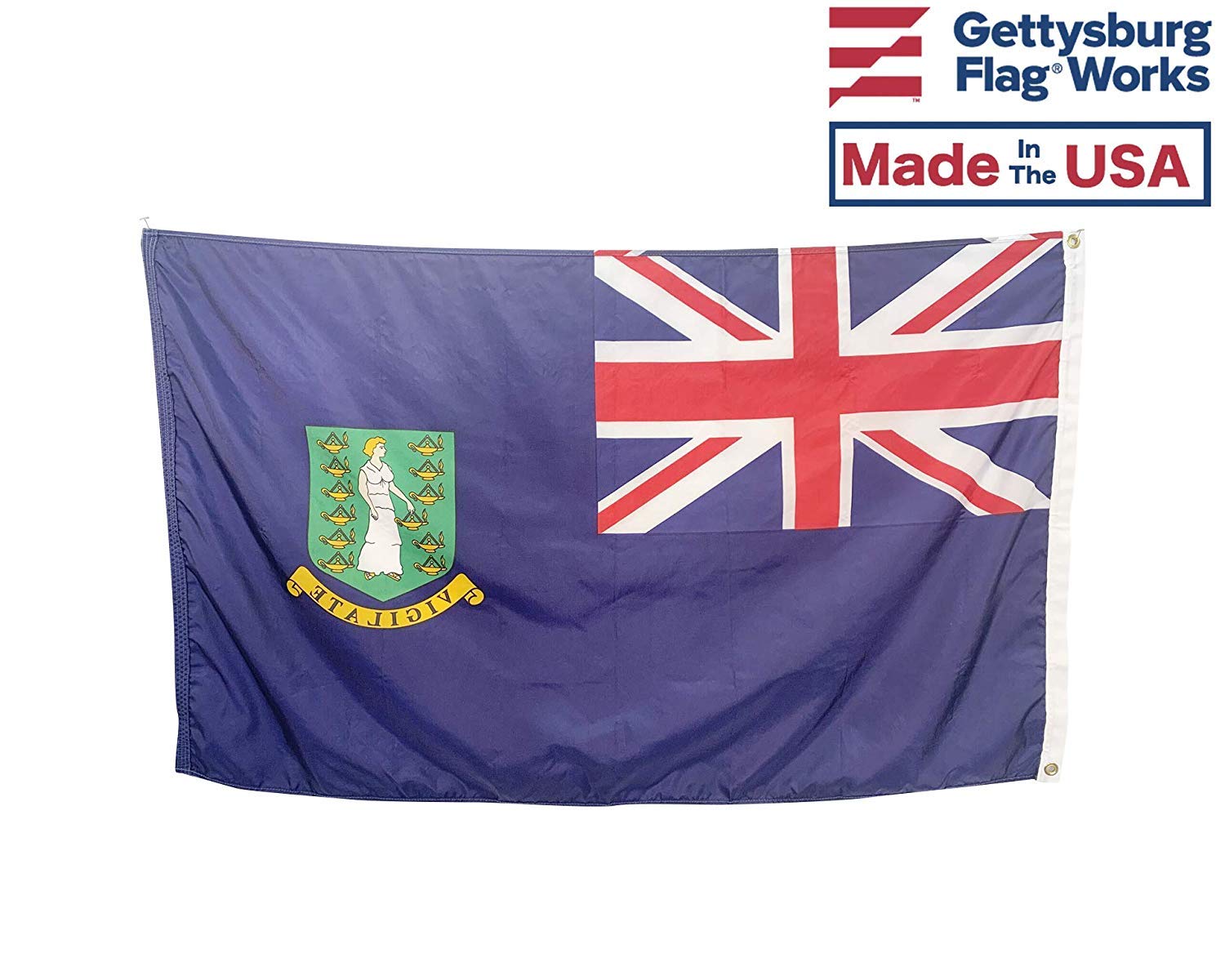 12x18 Inch Solid Purple Flag With Grommets - For Boat, Car, Garden, Decoration
