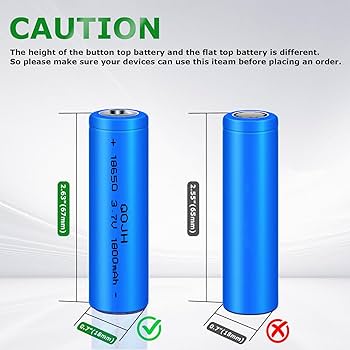 Nango⭐︎ Amazon.com: QOJH 18650 Rechargeable Battery, 2Pack 3.7v