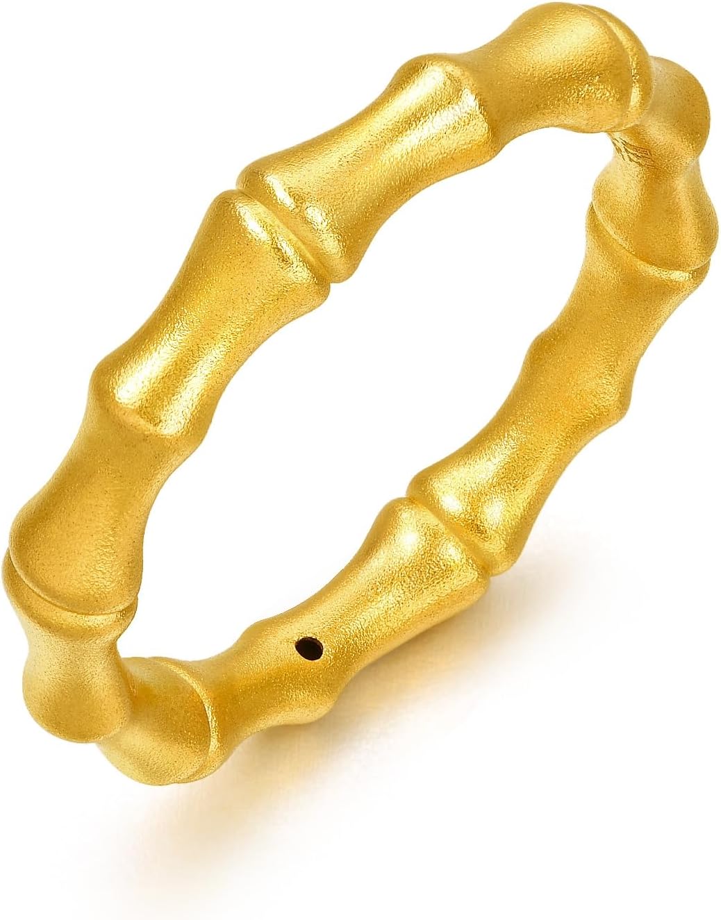 CHOW SANG SANG Cultural Blessing 999 24K Solid Gold Bamboo Ring for Women 92241R