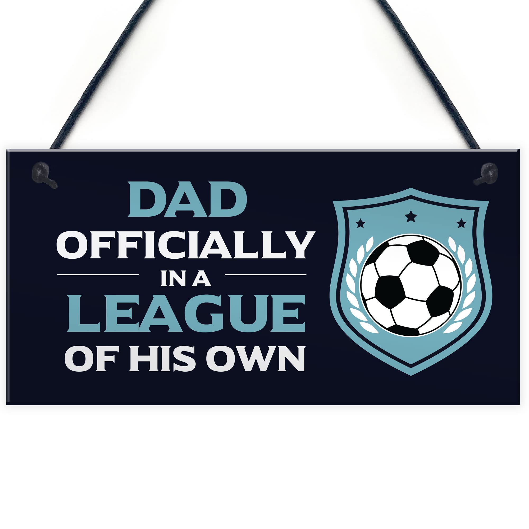 Red Ocean Dad Gift For Fathers Day Birthday Football Sign Novelty Dad Gift From Daughter Son Keepsake