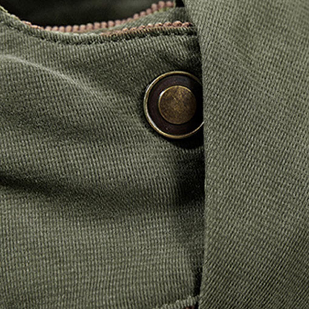 Veste coupe-vent à capuche pour hommes, grande taille 5XL 6XL, vêtements d'extérieur, grande taille, coton épais, polaire, manteau chaud coupe-vent, kaki, XL