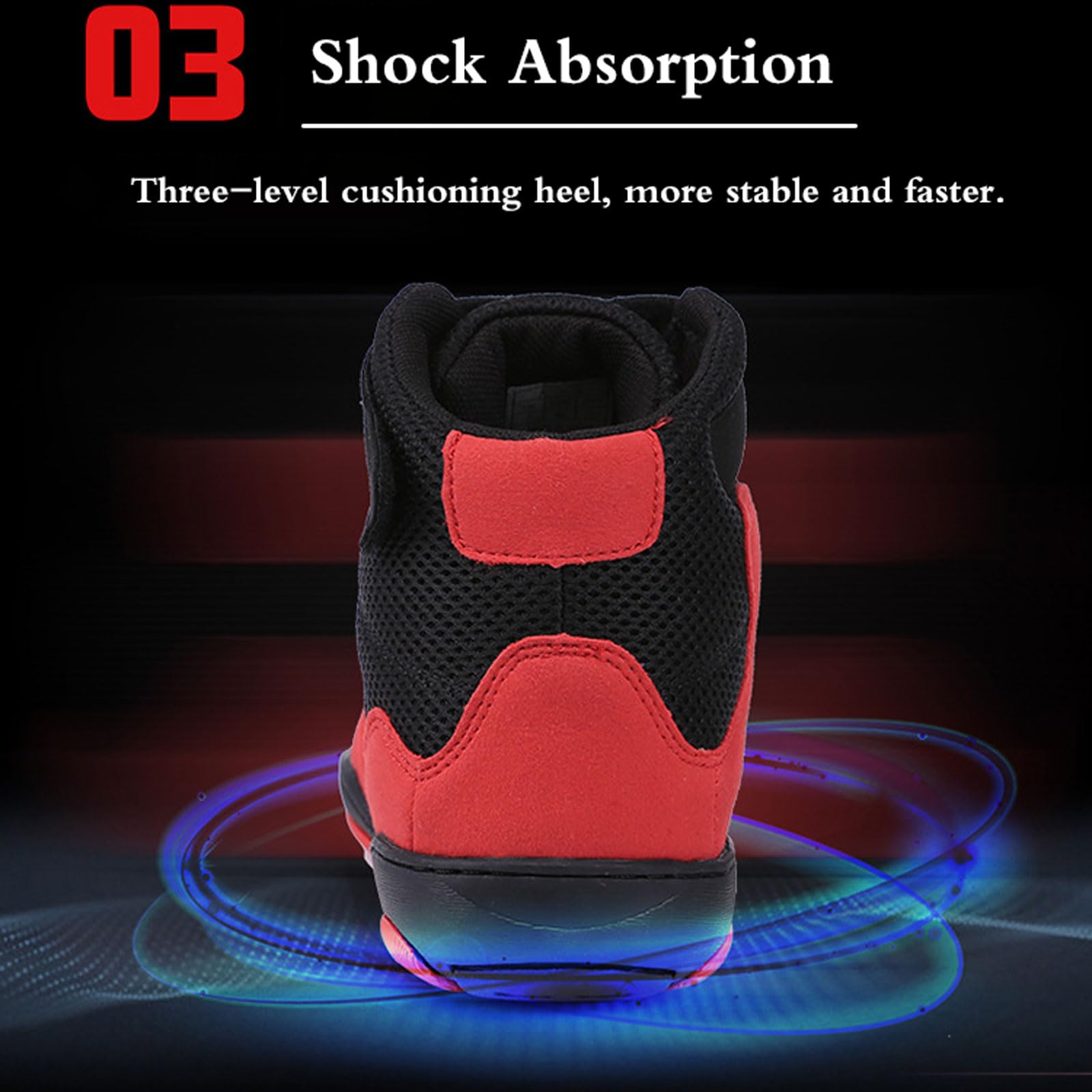 Boxschuhe FüR Herren,Unisex Boxing Shoe,Boxschuhe,Boxstiefel,Ringerschuhe Herren,Kampfsport Ringerschuhe,Boxer Schuhe,Bequem Im Inneren,Bietet KnöChelunterstüTzung,FüR Training Kampf MMA