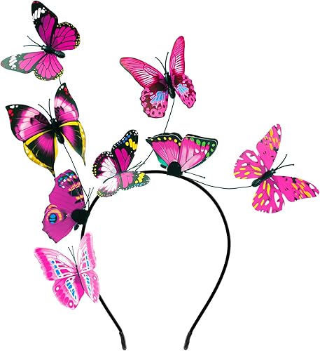 Vista 7 de LYL. Ling Alas de mariposa para niñas, disfraz de mariposa azul morado, chal de alas de hada, disfraces de Halloween para niños