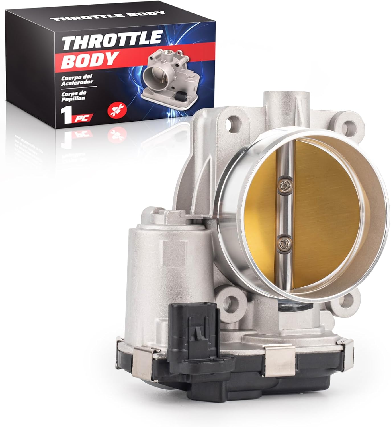 ENA Electronic Throttle Body S20219 Compatible with Buick Cadillac Chevy Chevrolet GMC Enclave LaCross Canyon 2013 2014 2015 2016 2017 2018 2019 2020 V6 3.0L 3.6L Replacement for 12632172 12648415