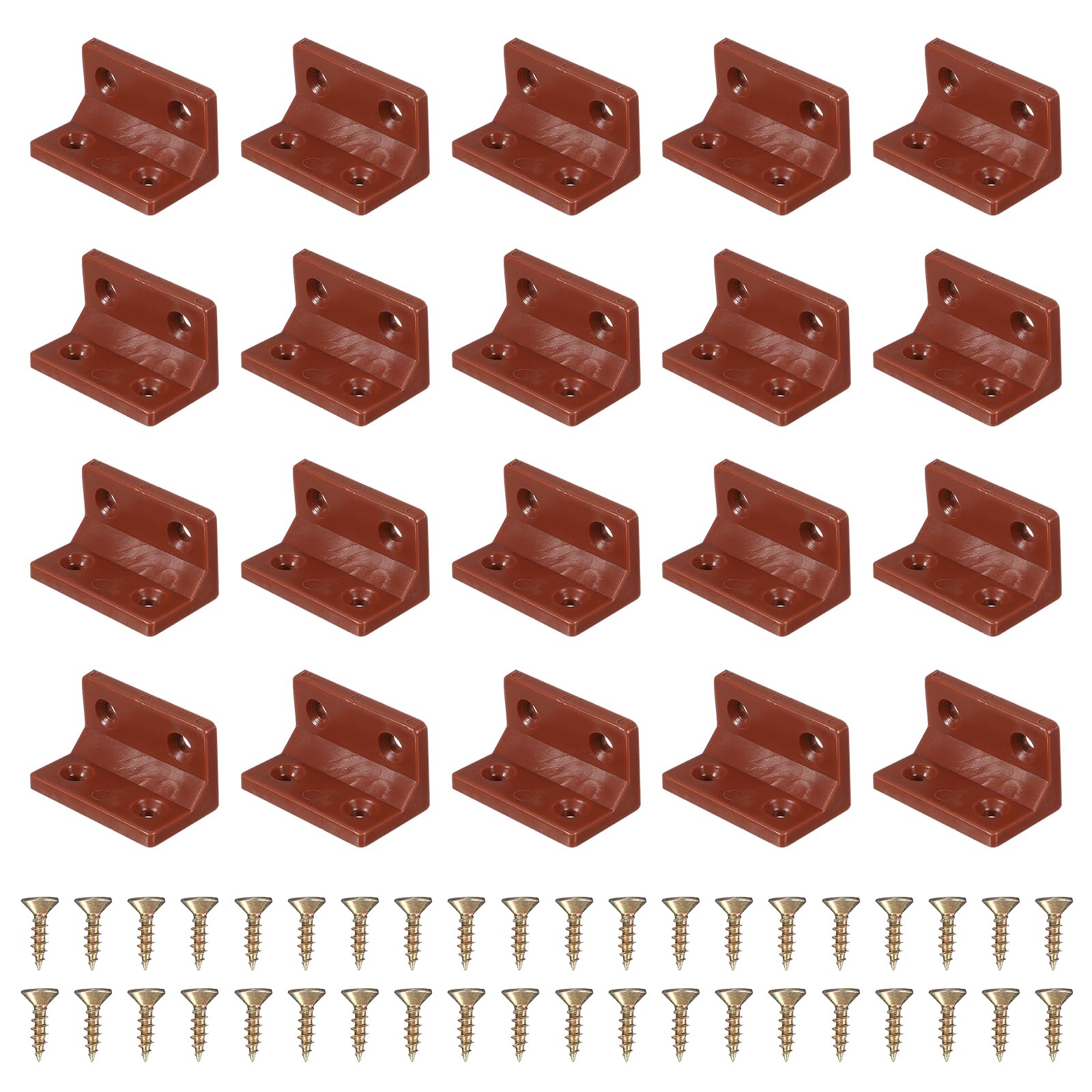 Supports en L lot de 50 équerres de fixation 90 degrés rigides pour renforcer armoire et étagère