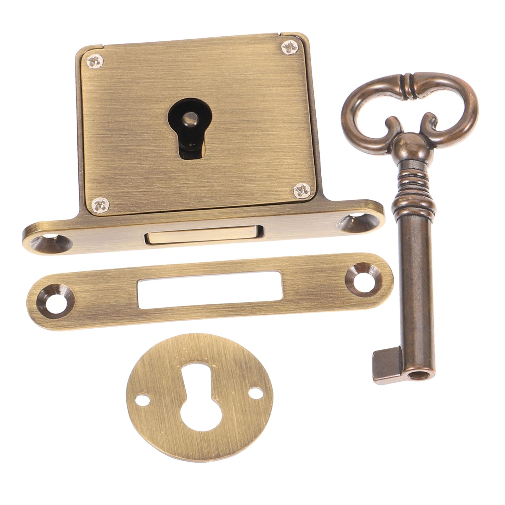 HOMSFOU 3sets Serratura Per Vintage Per e Mobiletti Facile Installazione Design Per Valuables e