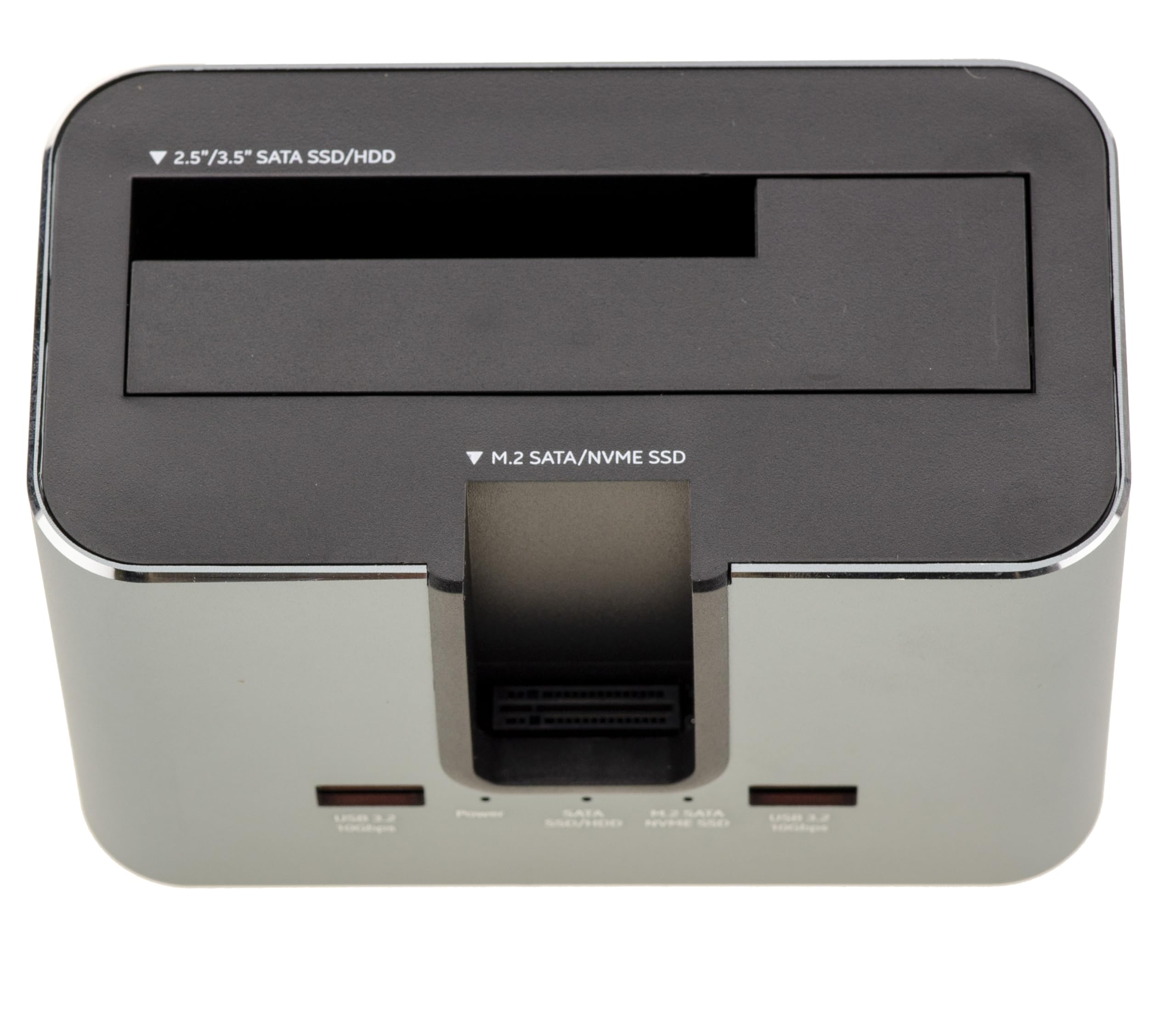 KALEA-INFORMATIQUE Stacja dokująca z podwójnym protokołem dla dysków SSD M.2 NVMe lub SATA oraz dysków twardych 2,5" lub 3,5" SATA, złącze USB 3.2 Gen 2x1 10 Gb/s, obsługa do 28 TB