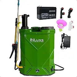 Pulverizador Costal Elétrico e Manual 2 em 1 a Bateria, Capacidade 20 Litros