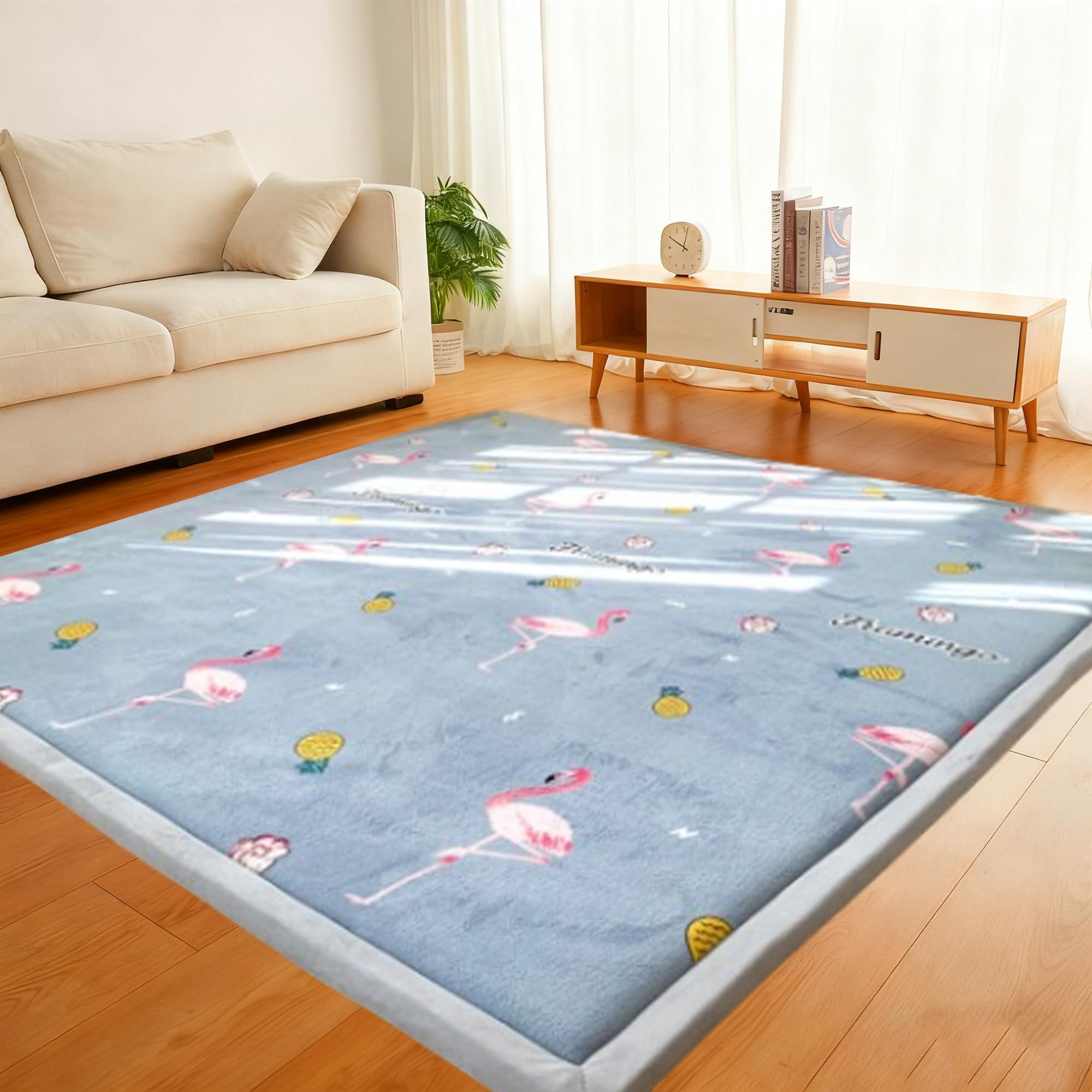 Tapis de sol doux Tatami pour salon style 8 ambiance cocooning