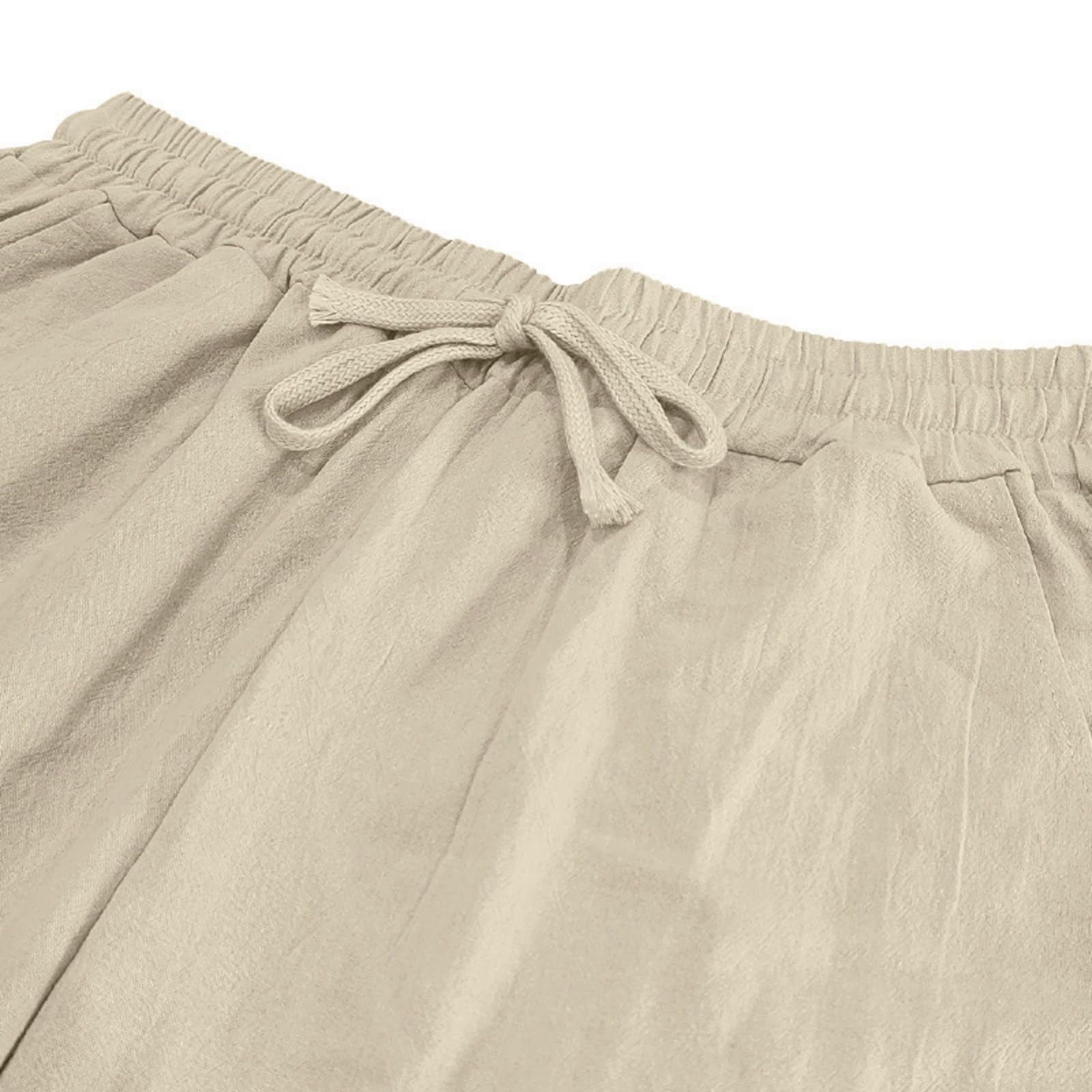 Generico Tuta Uomo Estiva Lino Tinte Unite Camicia Bottoni Manica Lunga E Pantaloni Abbigliamento Uomo Completo Unico Morbido Elasticizzati Set Spiaggia Lavoro Viaggi