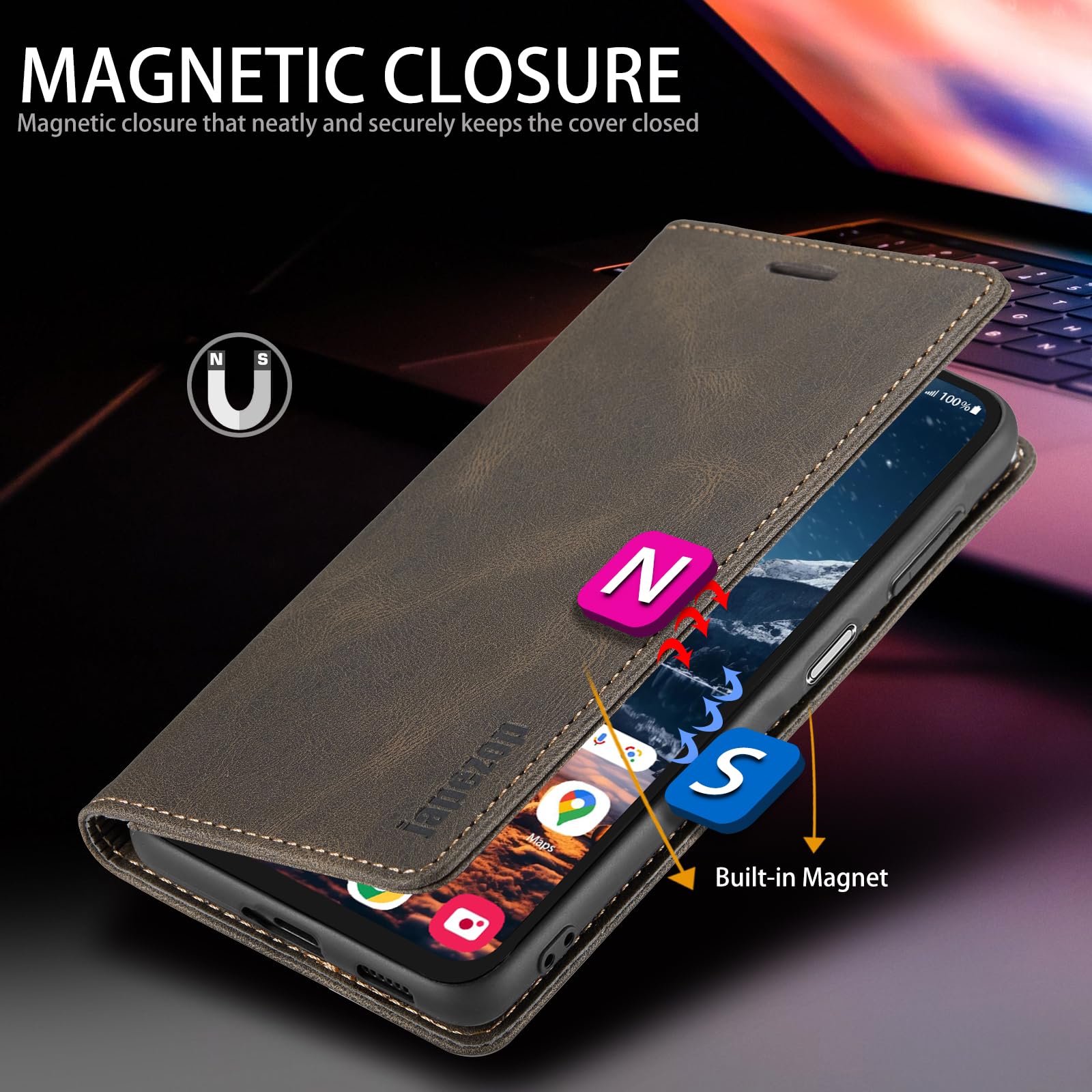 Amazon.com: Samsung Galaxy A25 5G Wallet Case with Card Holder