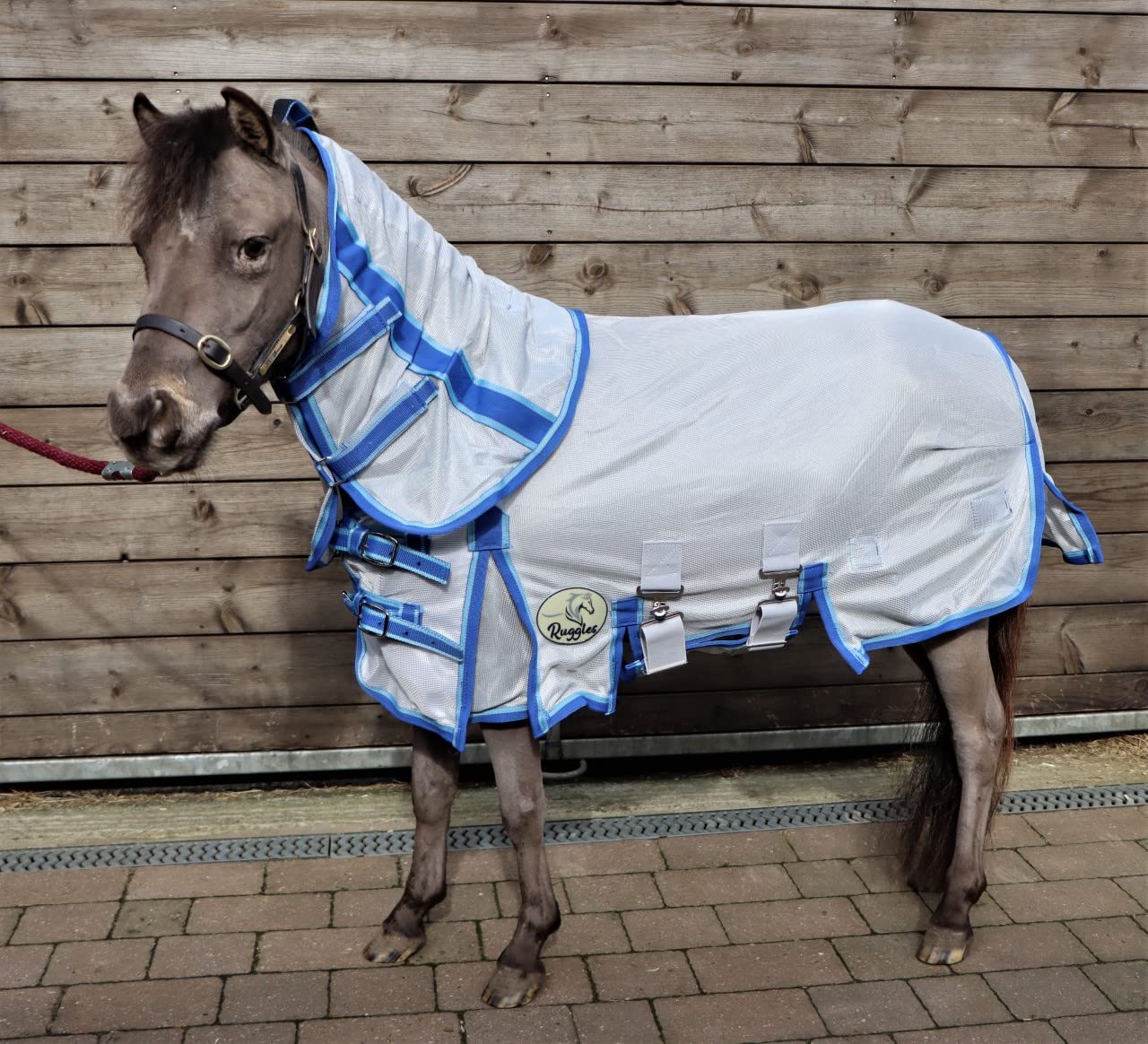 Ruggles Fly Rug & Neck Cover for Shetland Pony Donkey Section A and Miniature Horse |Lightweight Breathable Mesh | Excellent Protection from Bugs, Flies and Biting Insects (2' 9")