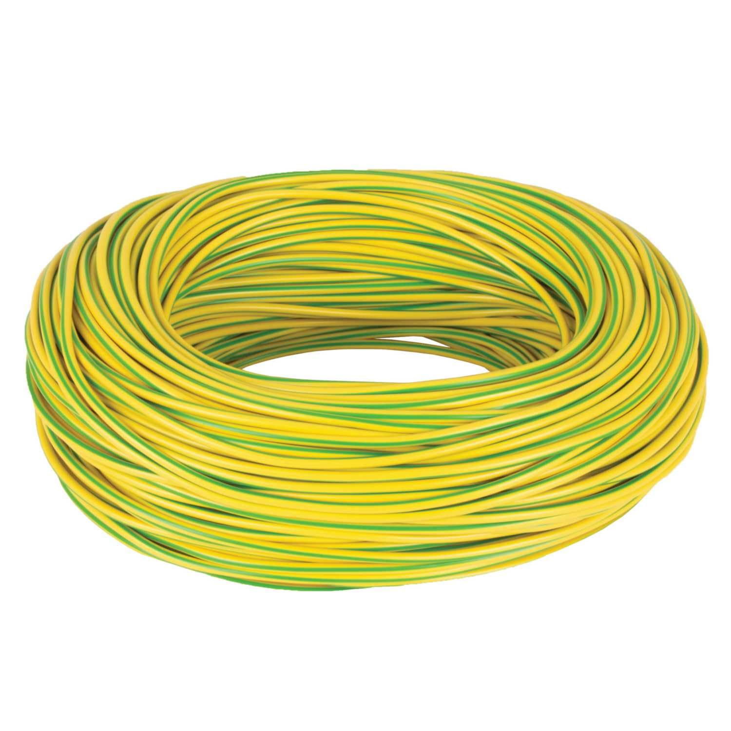 PVC Sleeving Yellow/Green Earth Electrical Cable Protection Flexible Tubing (5mm, 100 Metre)