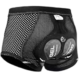 Men's Cycling Underwear Shorts 5D Padded Gel,MTB Biking Shorts Pants with Breathable,Adsorbent Design