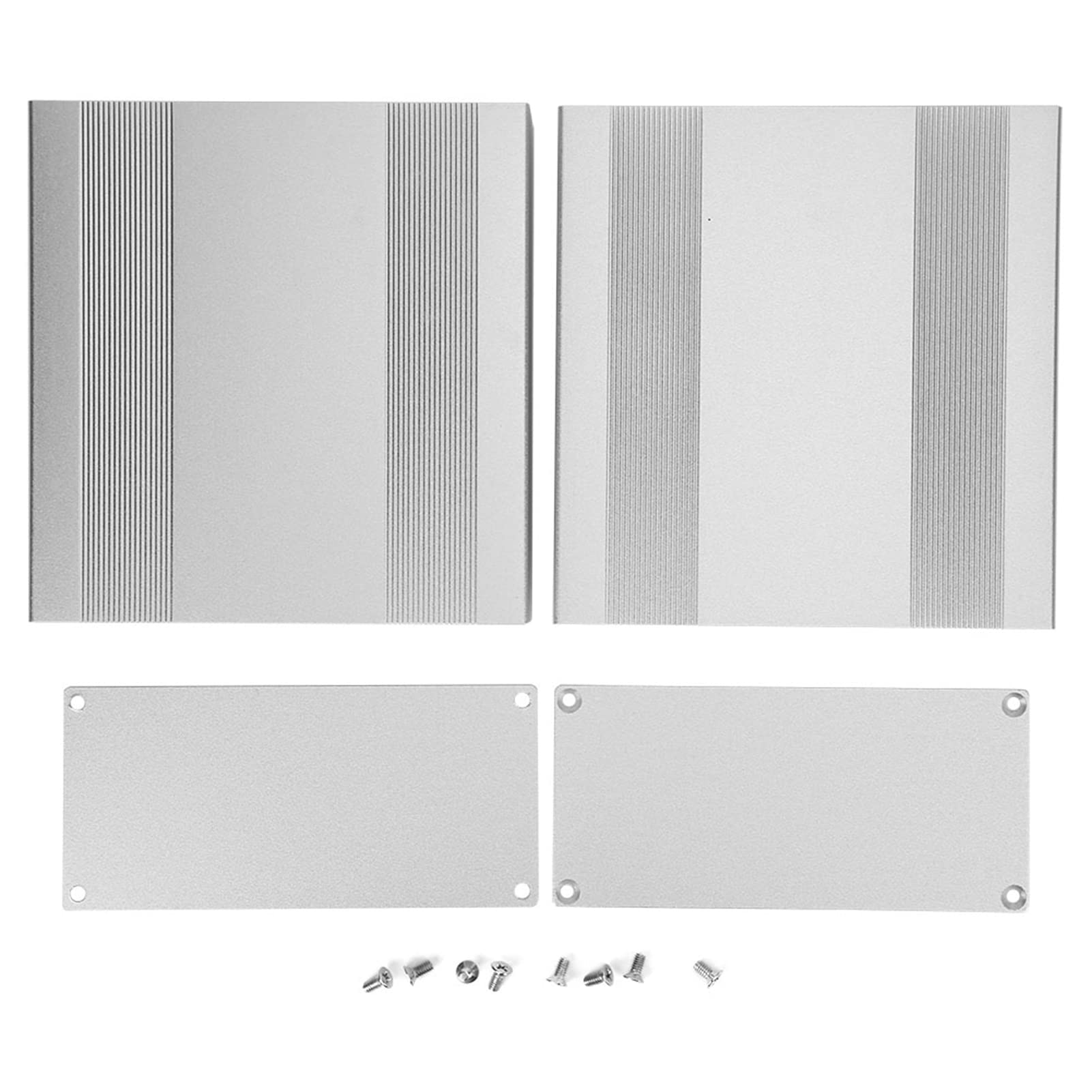 Custodia in Alluminio, 68 X 145 X 150 Mm, Custodia Amplificatore HIFI, Prestazioni del Segnale di Schermatura, Stampaggio Integrato Pressofuso con Superficie Ossidata, Utilizzo