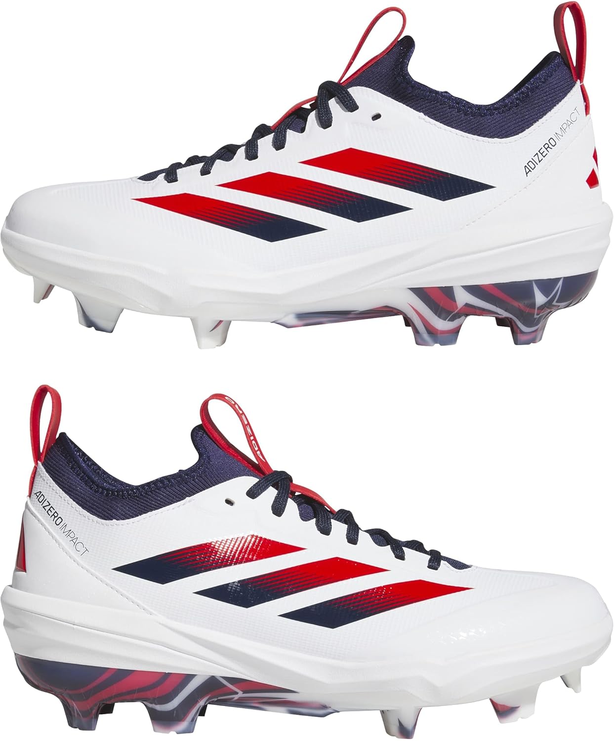 adidas Mens Adizero Impact 2.0 USA TPU Baseball - Image 8
