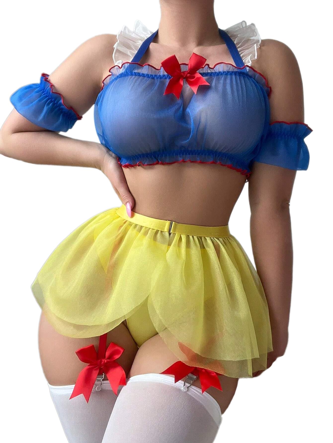 Snow White Lingerie Sets for Women: A Closer Look at the Sexy Rave Outfits