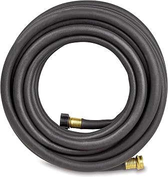 Gilmour 5/8 x 50' Round Weeper Soaker Hose for Garden Beds, Drip Irrigation Outdoor Hose, Flexible Garden Hose for Vegetable Gardens, Flower Beds, Lawns, and Orchards