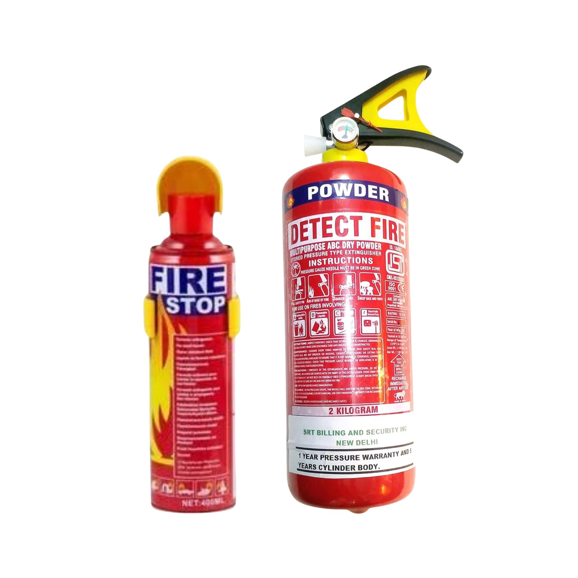 Fire Stop 500ml with 2Kg DITECT Extinguisher Combo-image-35