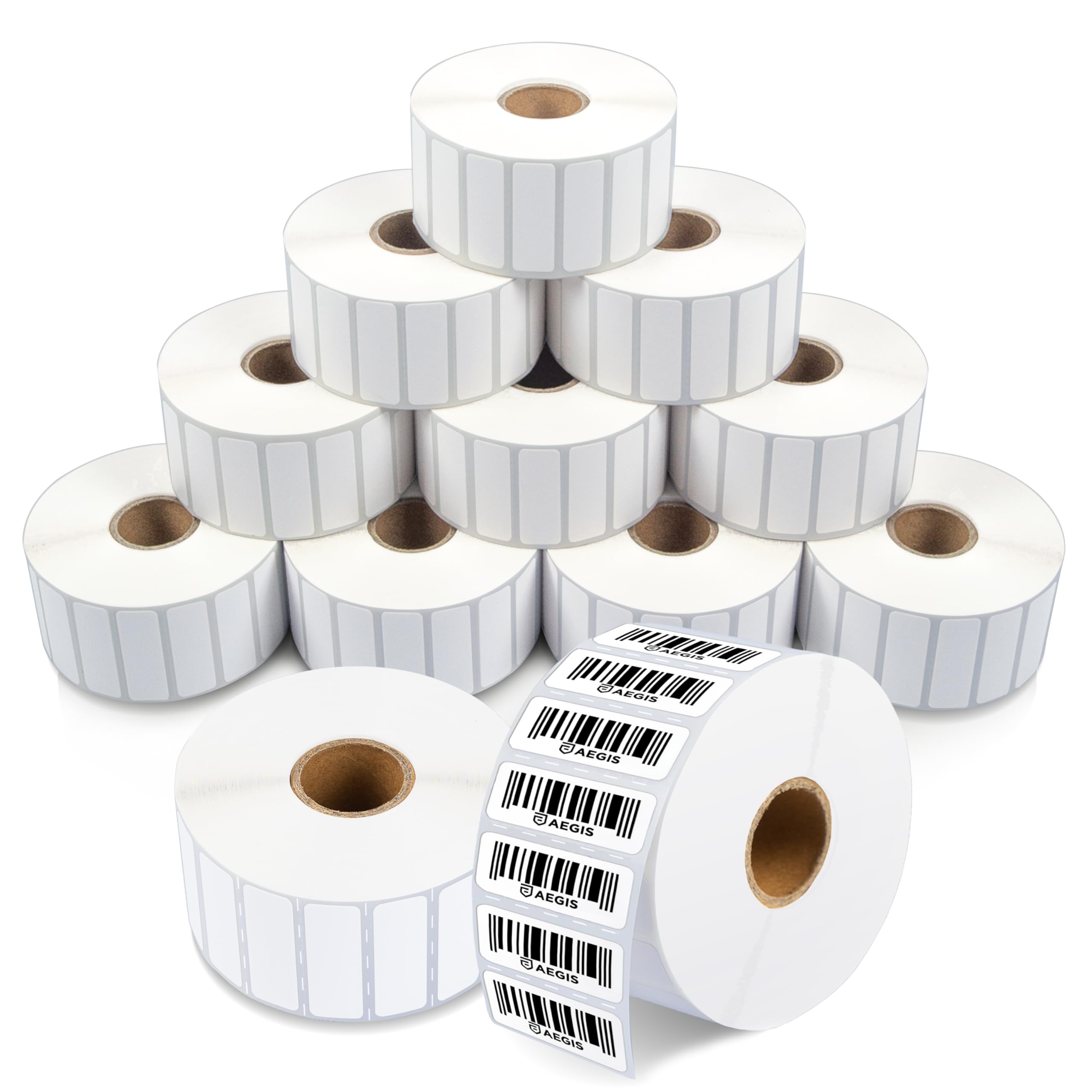 Photo 1 of 1.75" X 0.75" Direct Thermal Labels (20400 Count, 12 Rolls)