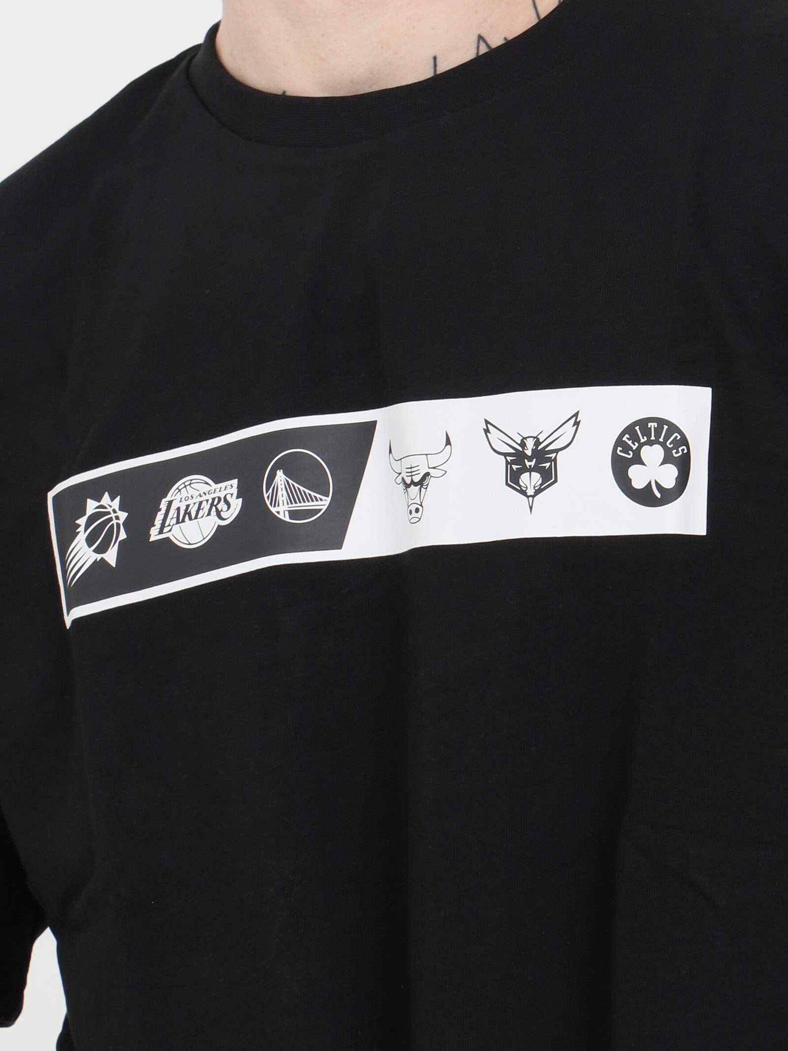 New Era NBA Eastwest Coast Ovszd tee Nbalog Camiseta de Manga Corta Hombre (Pack de 1)