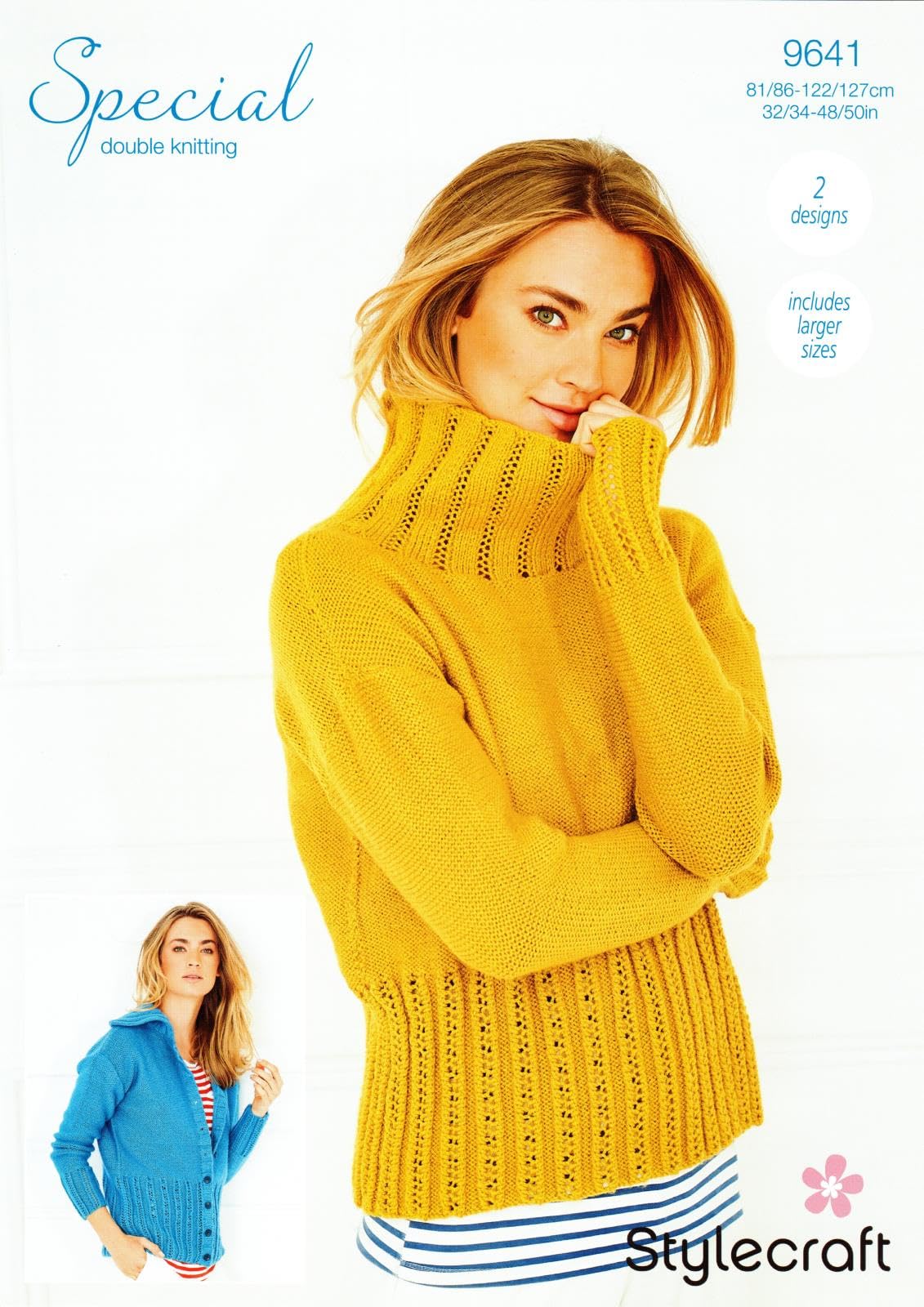 Stylecraft 9641 Sweater and Jacket in Special DK Knitting Pattern knit