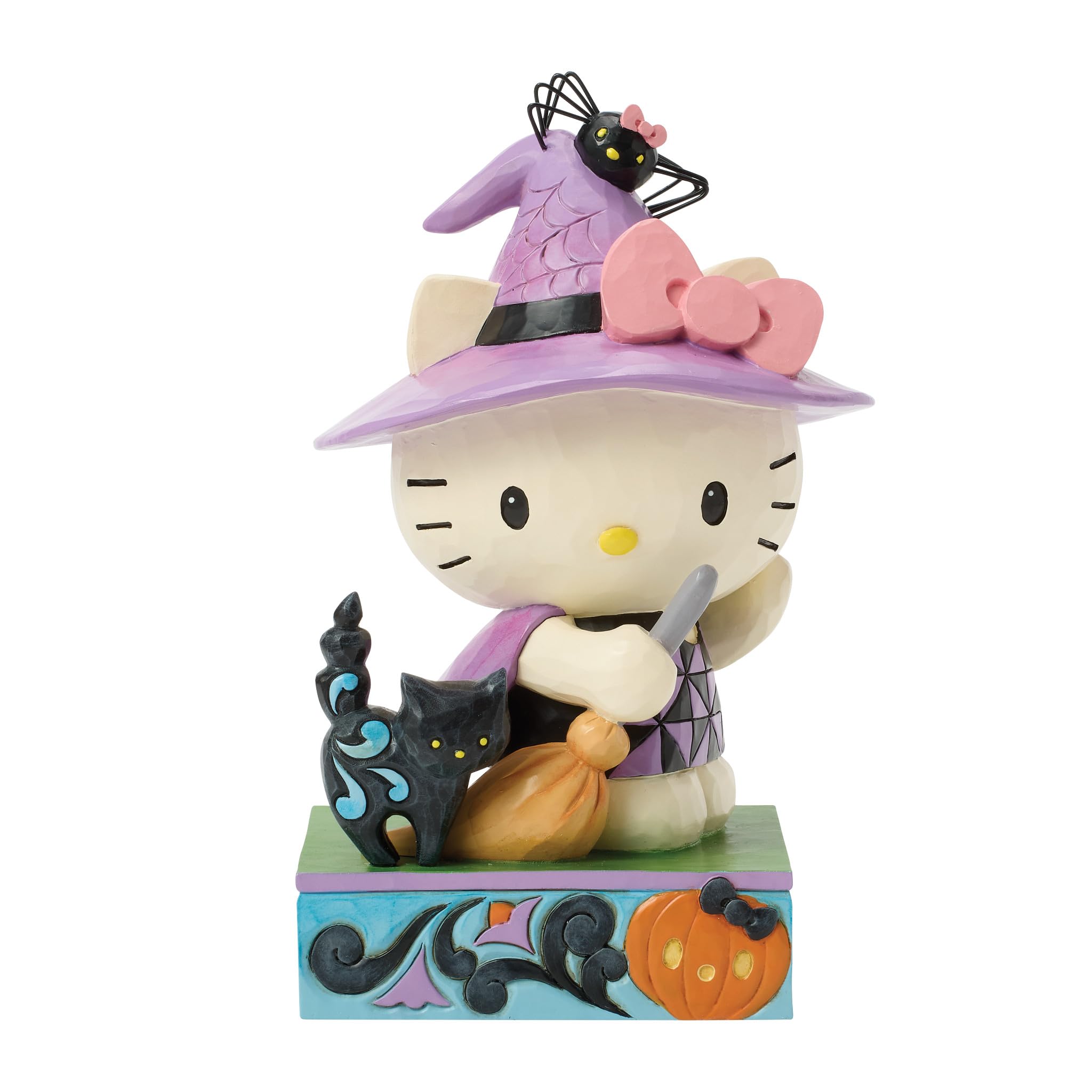 Enesco Sanrio by Jim Shore Hello Kitty in Witch Halloween Costume
