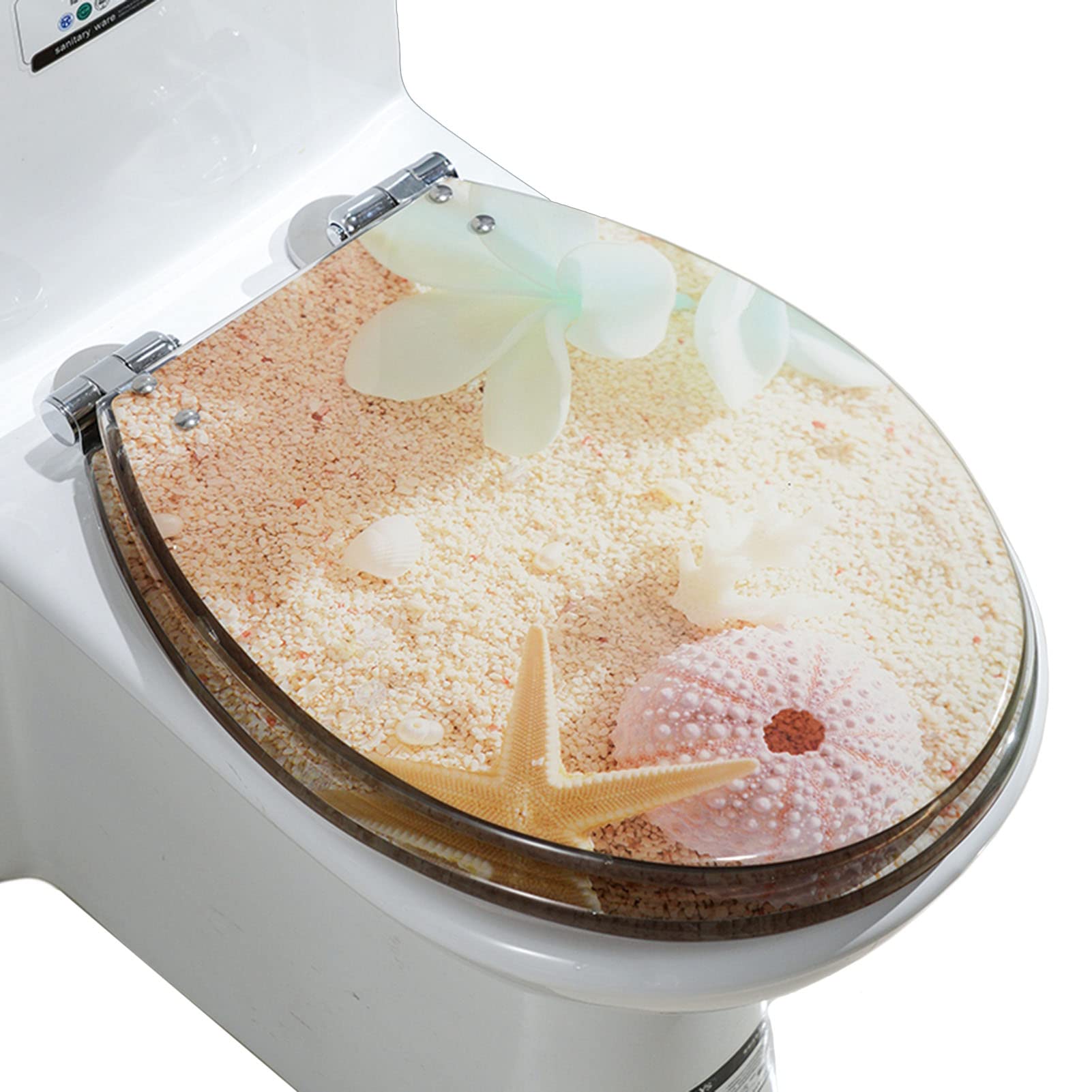 Soft Close Toilet seat for Elongated/Standard Toilets - Adjust fit mounting, Quick Release Resin, Easy to Install Clean, Standard, seat, Close, Toilets, Toilet, Elongated, Soft, Adjustable