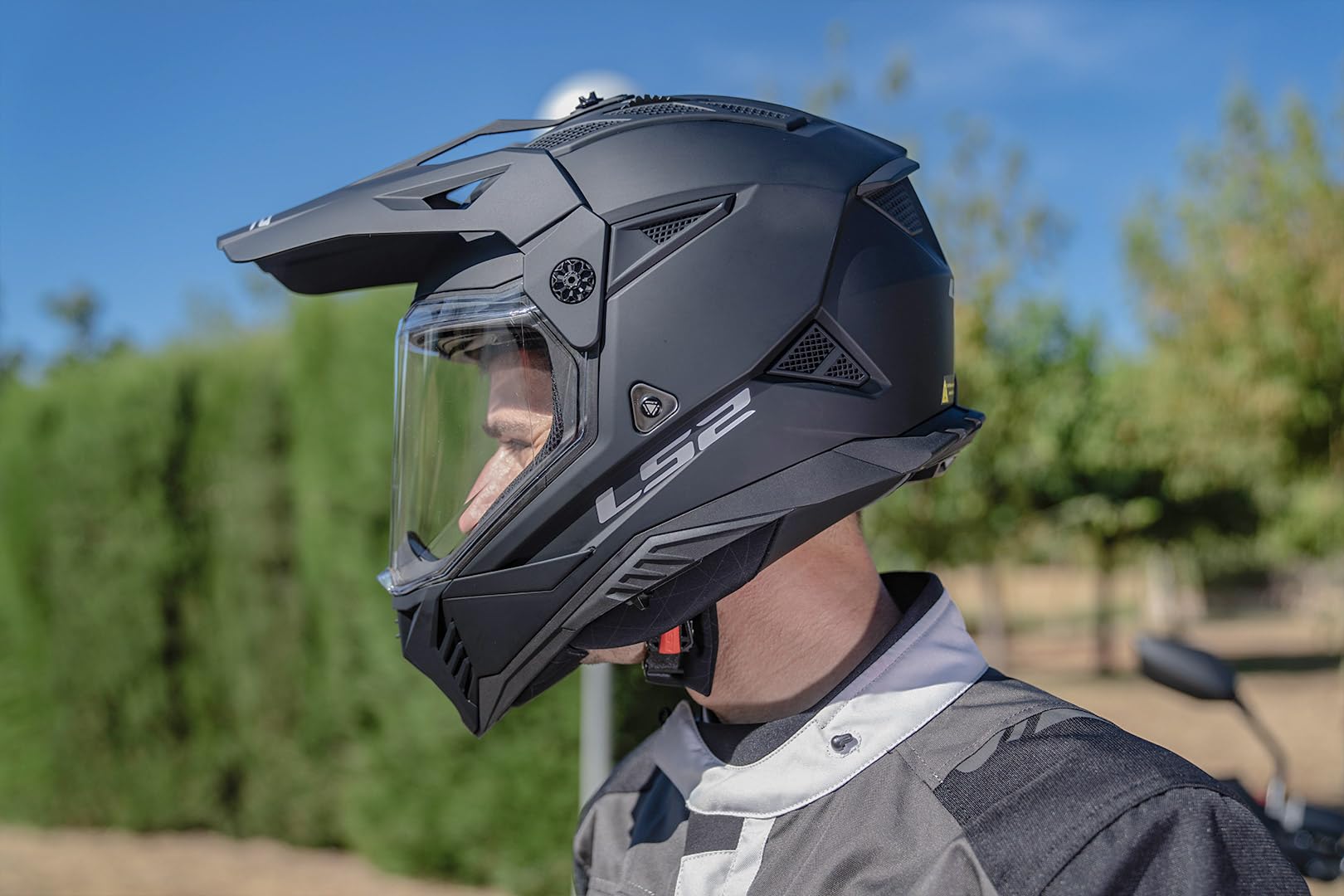 LS2 Unisex Pioneer Ii Noir Mat Motocrosshelme
