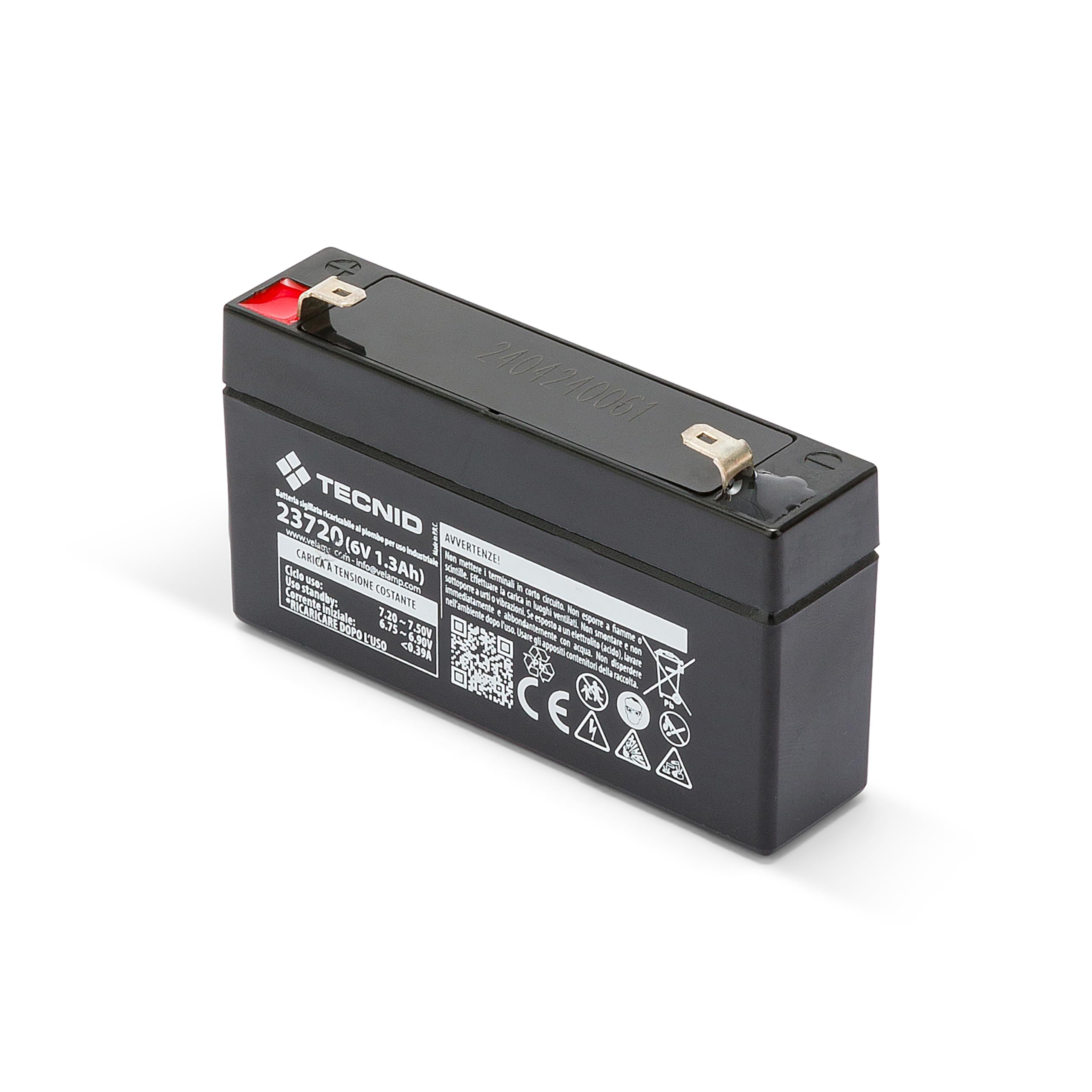 BATTERIA 6V 7AH AL PIOMBO LAMPADE EMERGENZA SIRENA - Foto 11