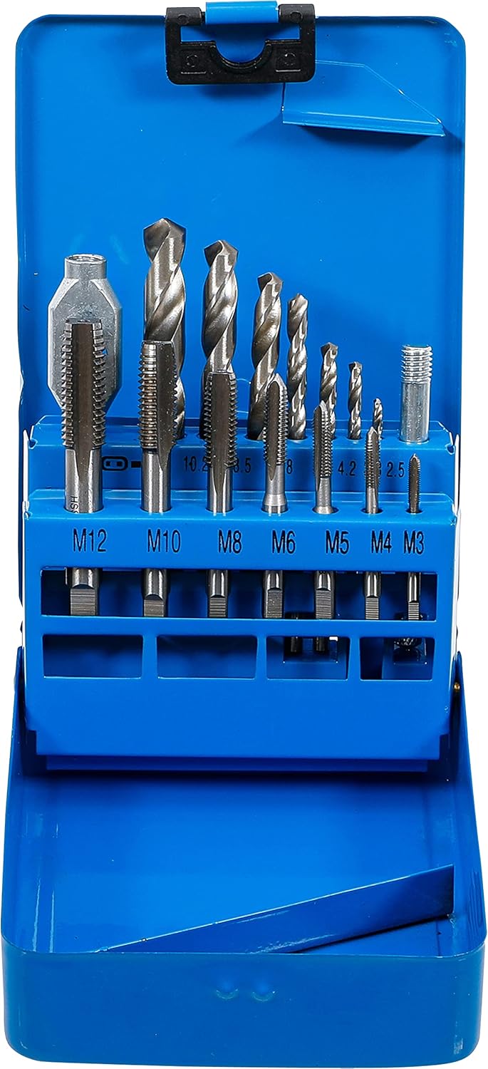 BGS Tap and HSS Drill Bit Set M3聽-聽M12聽1-1/4聽Box of 1987