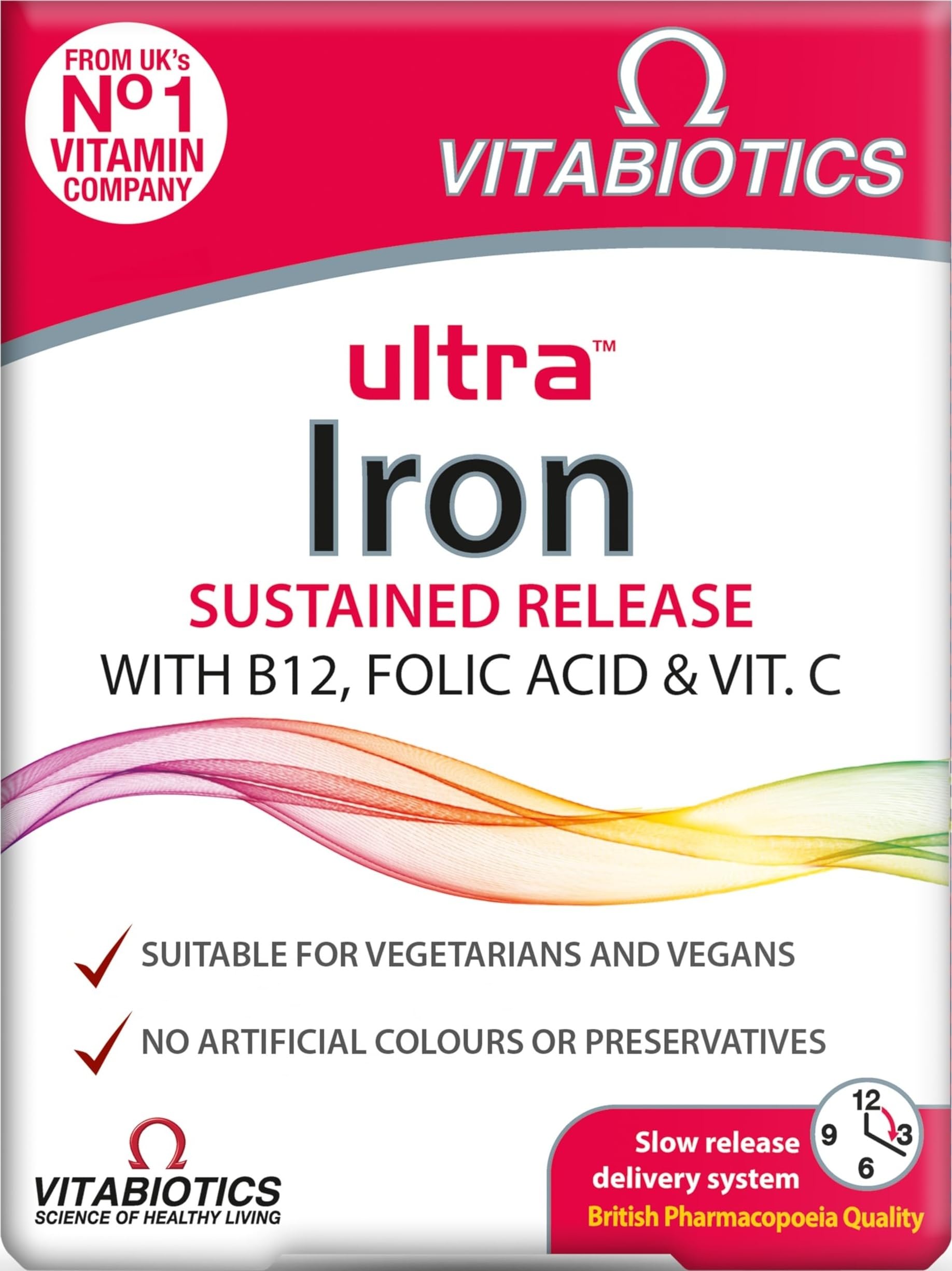 Vitabiotics Ultra Iron Tablets (30) **from only £5.57/pack**  **Pharmacy Stock**