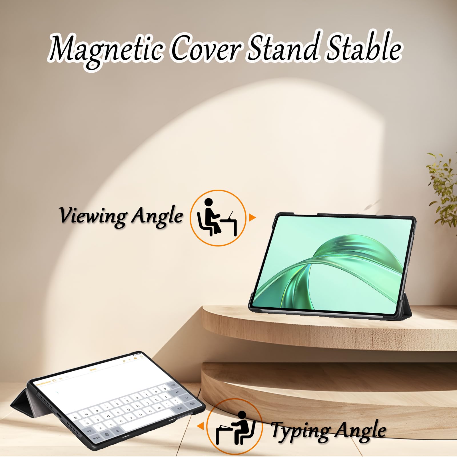 MQERYBV Custodia Honor Pad X8a 11" 2024 Con Cover In PU E Pellicola Vetro Temperato - Design Albero Della Vita, Supporto 360°, Portamatite