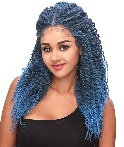 Miniatura 4 de Destiny - PELUCA DE ENCAJE - SPRING WIST BRAID 24" (peluca de encaje de 4 x 4 pulgadas) con pelo de bebé para mujeres negras (NATURAL) 813SPTW24-NAT