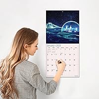 Vista 132 de RED EMBER Astronomy 2026 Wall Calendar 12 Month 12" x 24" Open Thick & Sturdy Paper Giftable Calendar 2026
