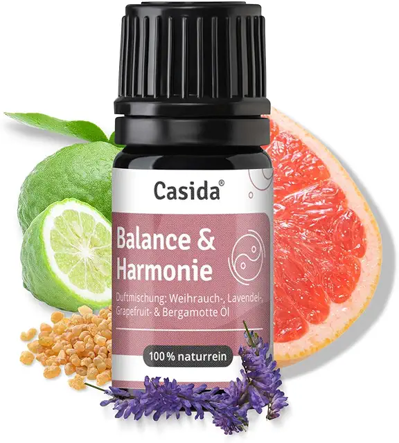 Casida Balance & Harmony Essential Oil Blend - 5ml Natural Aromatherapy