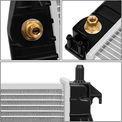 Miniatura 4 de DNA Motoring OEM-RA-1885 DPI 1885 Radiador de enfriamiento de aluminio de estilo de fábrica Compatible con 1997-2004 Corvette AT