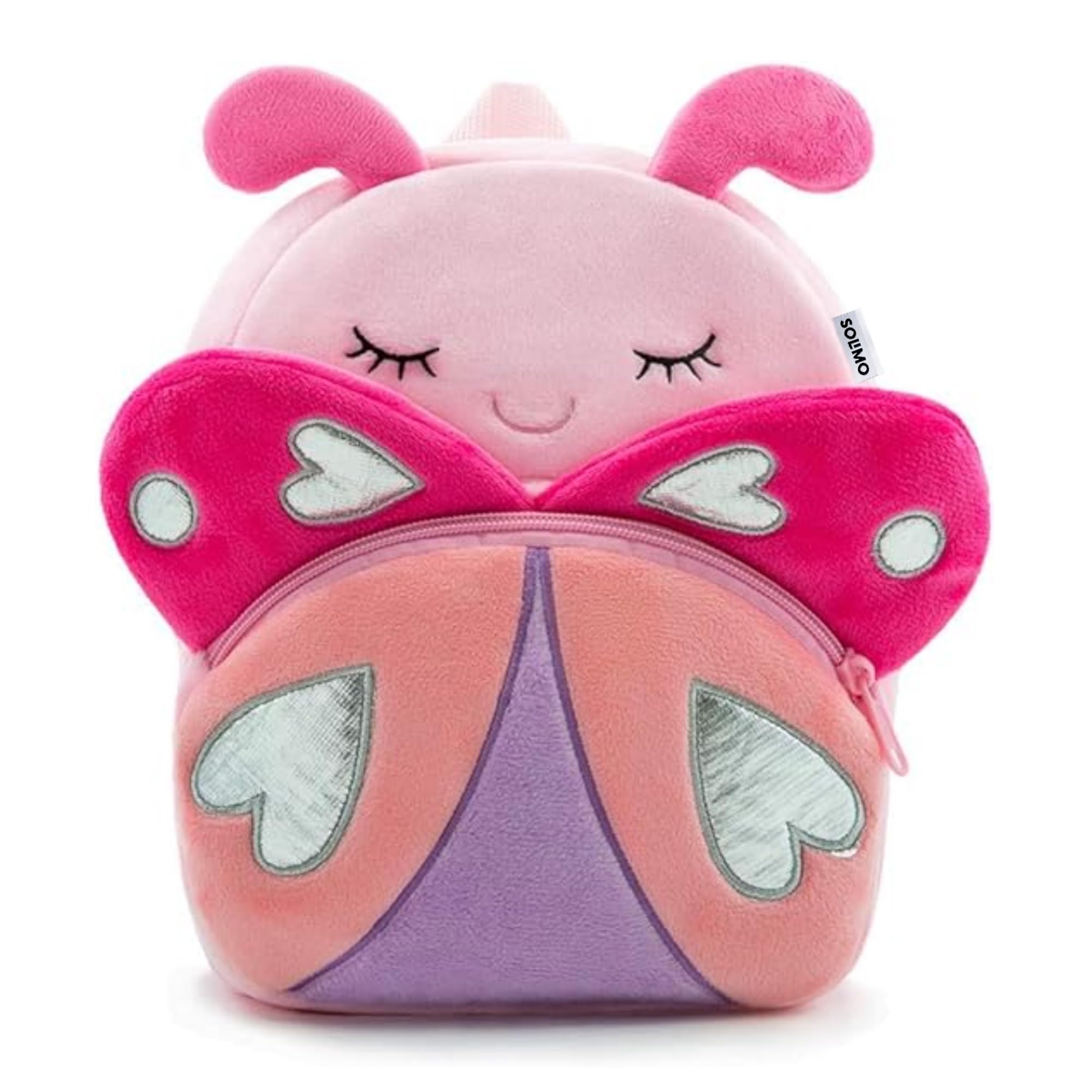 School Bag for Kids Boys and Girls, 14 Inch Small Backpack for Kid, 2-6 Year Old, Toddler, Unisex, Picnic, Casual, Travel, Birthday,Gift For Kids (Mother Butterfly)-image-38