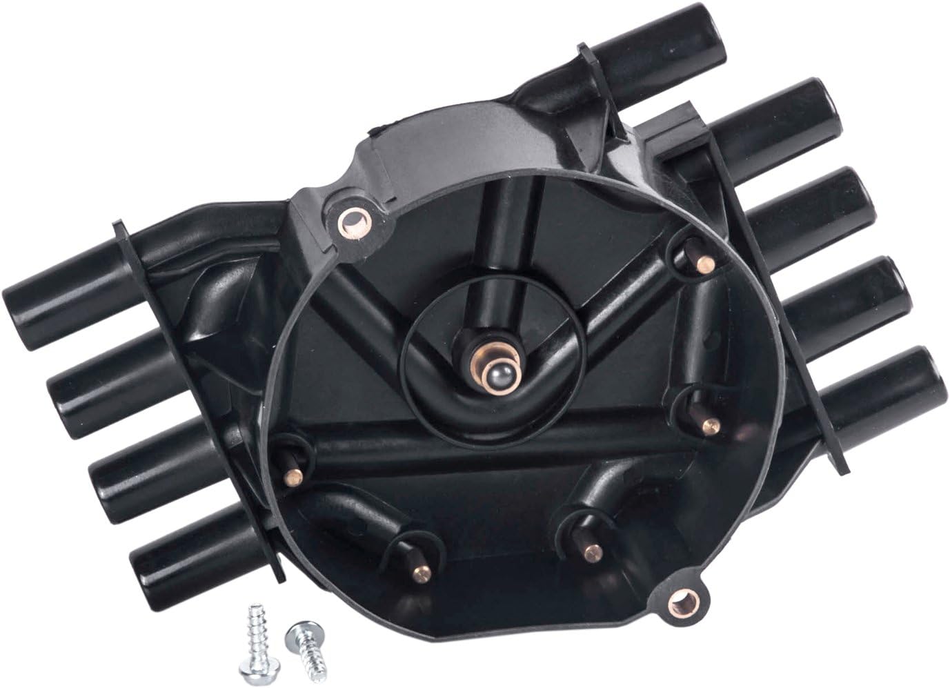 MAS Ignition Distributor Black Cap Compatible with GMC Chevy Trucks V6 4.3L Vortec 1996-2005 Astro Blazer 1996-2001 Jimmy Replacement for DR475 DR331 D465 D328A 10452457 10452458
