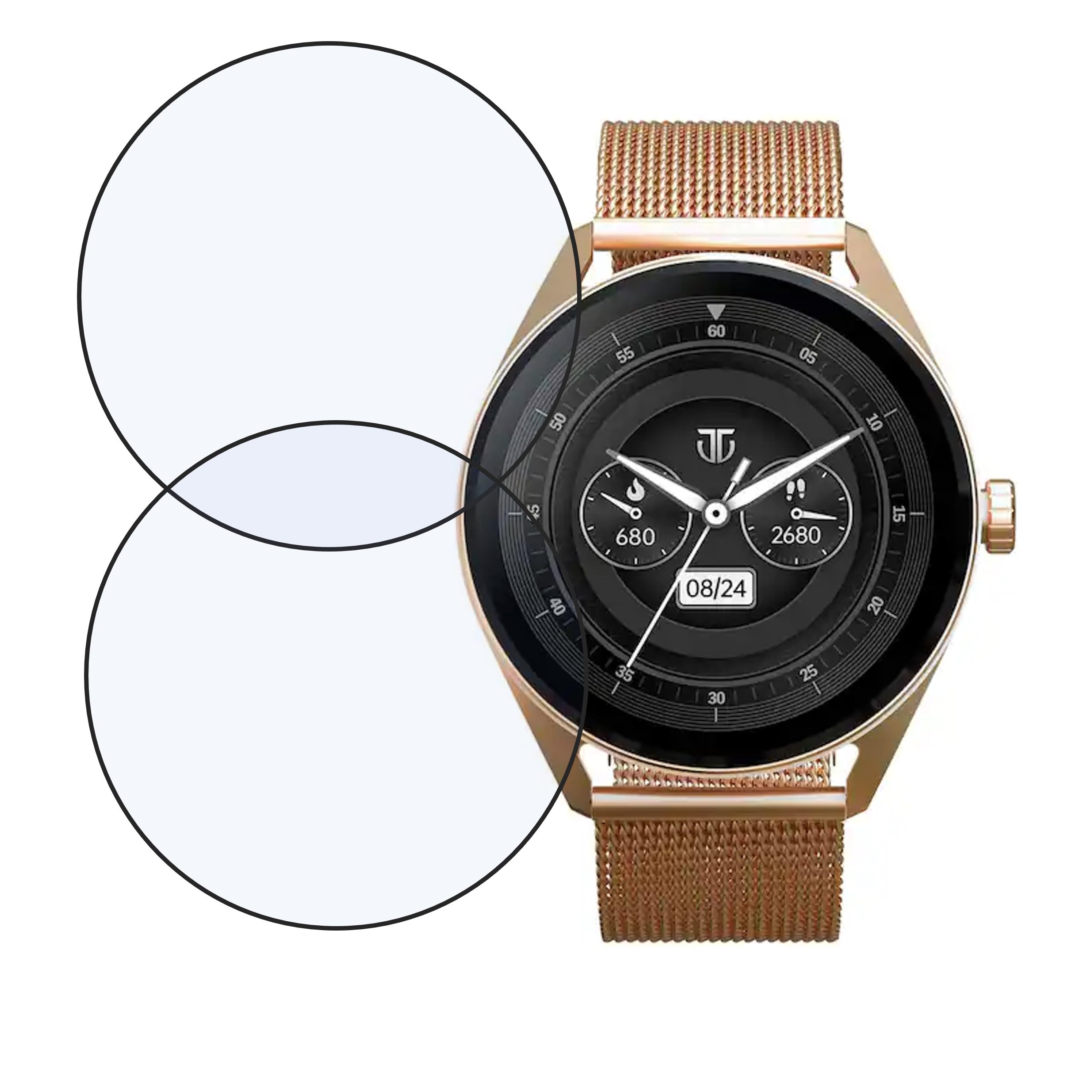 DVTECH® Titan Crest 1.43 Compatible Smartwatch Screen Protector Flexible Unbreakable Scratch resistance (Flexible Screen Protector) (Pack of 02) (B0CNH4Z3D1) Amazon Price History, Amazon Price Tracker