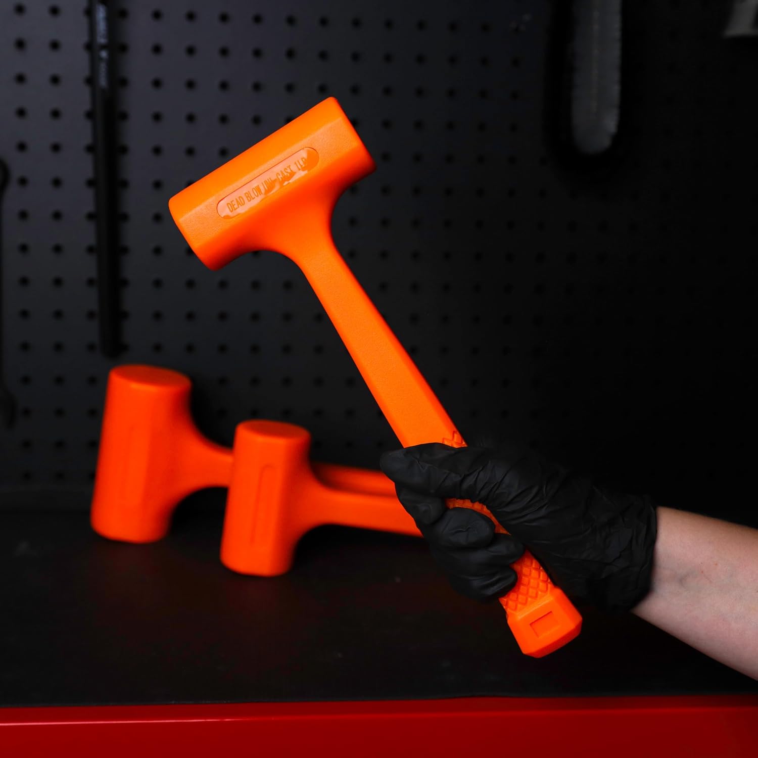 ABN Dead Blow Hammer, 1 lb Pound – Unicast Mallet with Non-Marring Rubber Coating