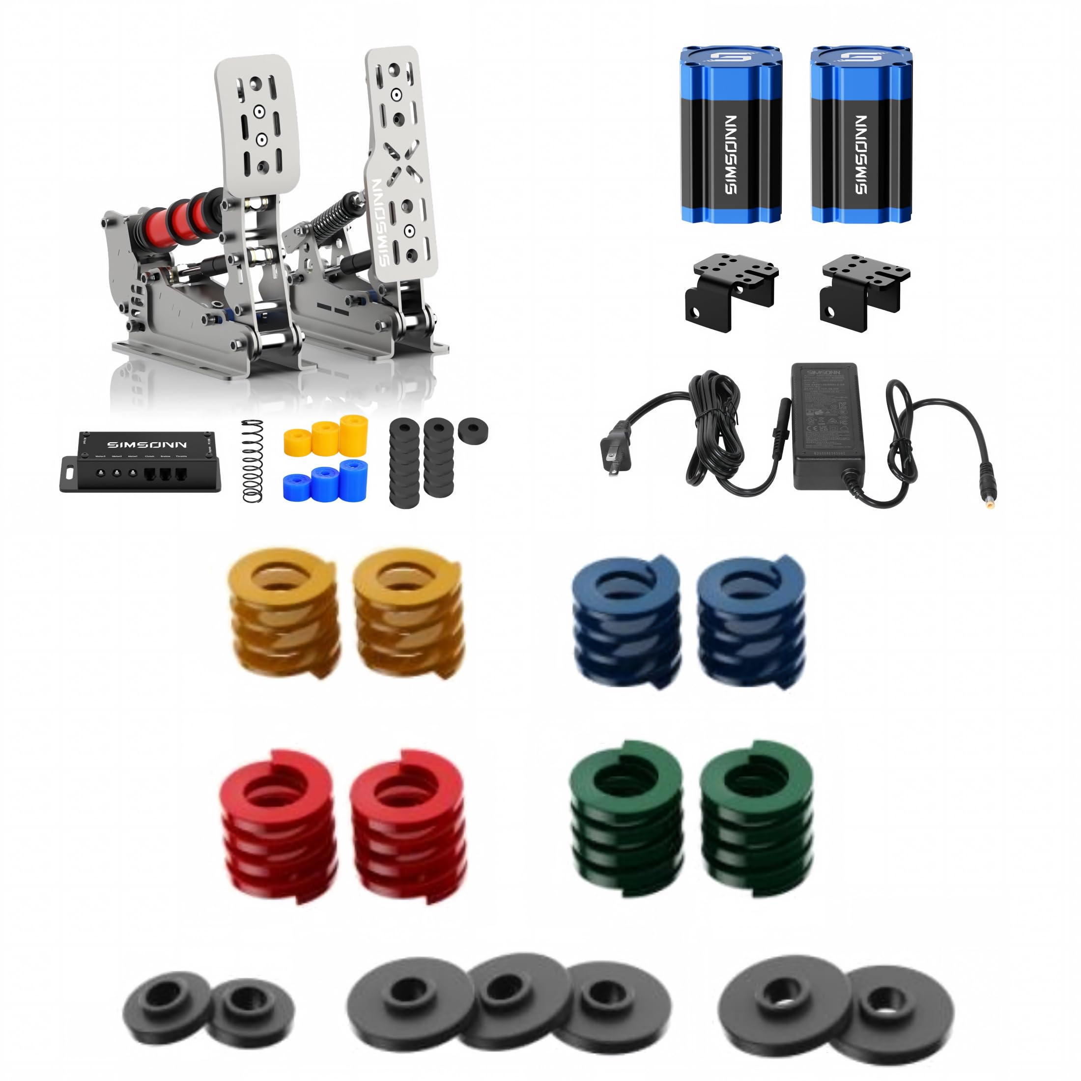 SIMSONN Silver Plus X Pedals + VAM Pro Motors + Mold Springs and Spacers Kit