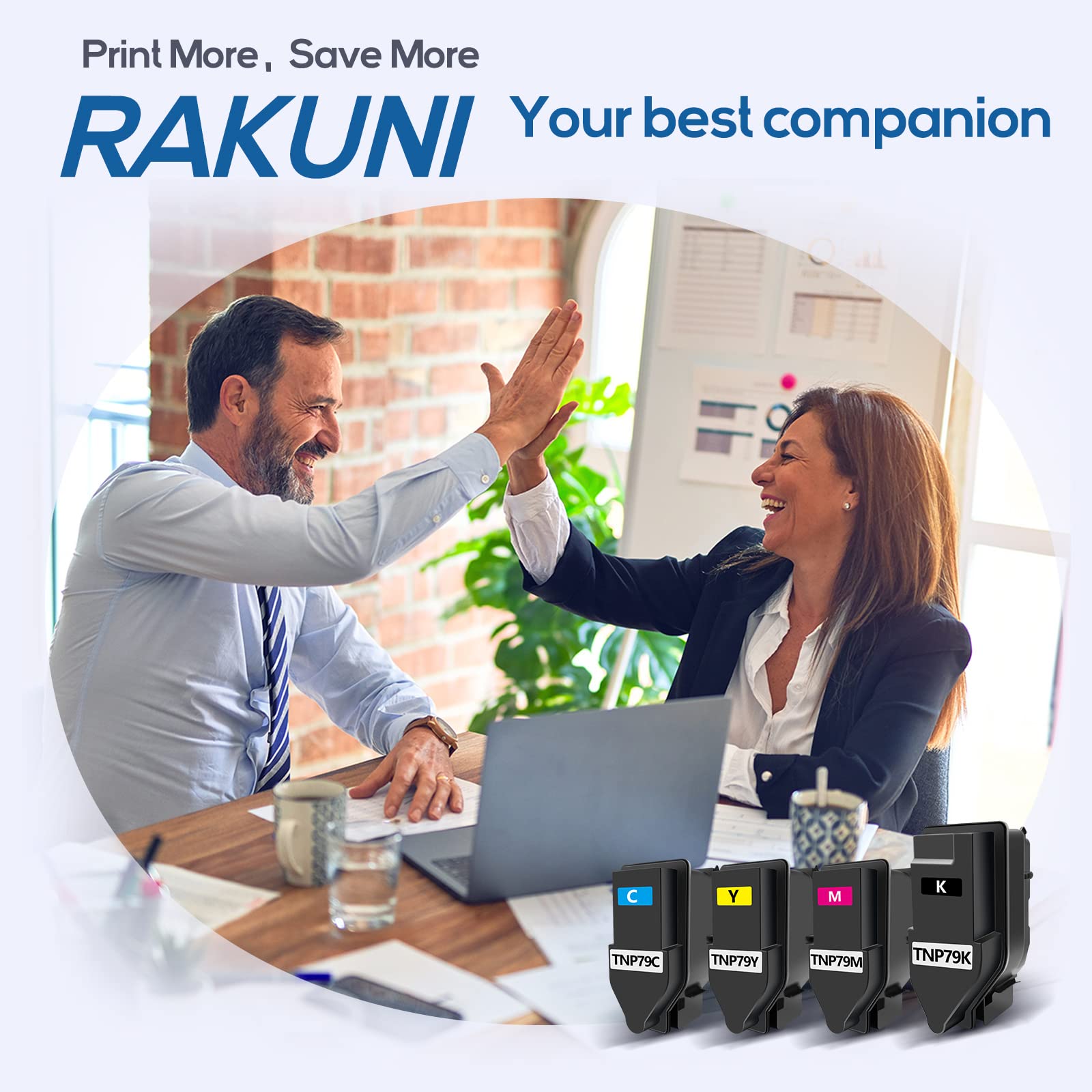 Amazon.co.jp: RAKUNI TNP79 TNP-79 大容量トナーカートリッジ Konica