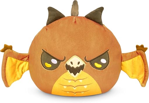 TeeTurtle Reversible Godzilla Rodan 6-Inch Two-Sided Flip Plush Toy with Embroidered Details - Cute Mini Collectible Plush for Kids, Teens, and Adults