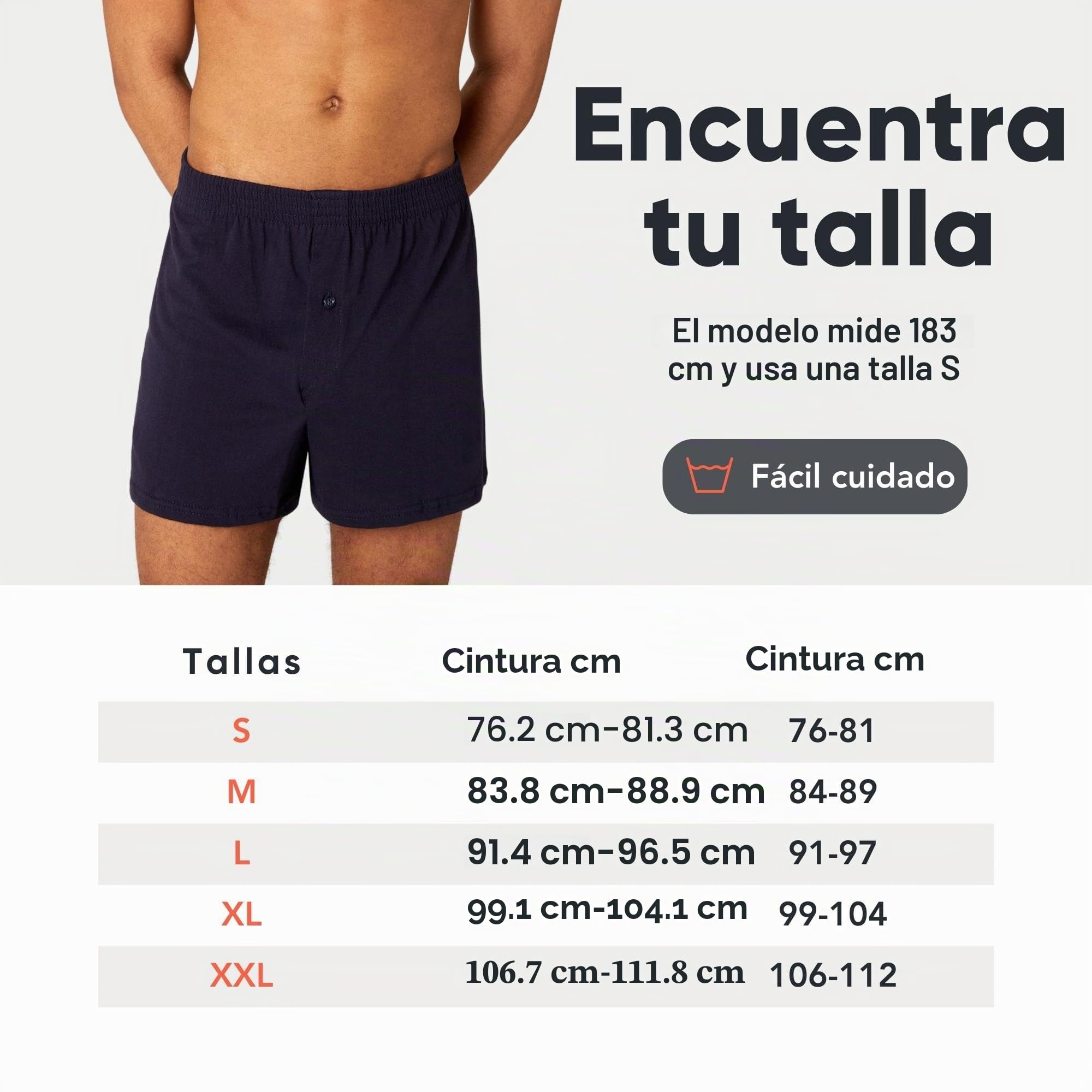 FM London Calzoncillos sueltos (pack de 6) para hombre - Algodón suave, transpirable, ajuste cómodo