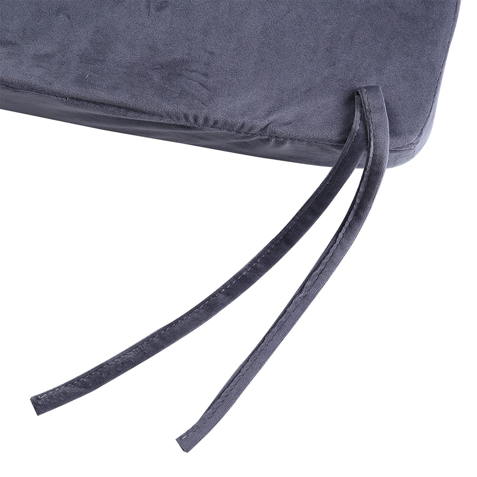 Haofy Cojín de Silla de Algodón de Terciopelo Suave, Ajuste 100% Cómodo con Cierre de Gancho y Bucle para Sillas de Madera Dura, Mecedoras, de Comedor