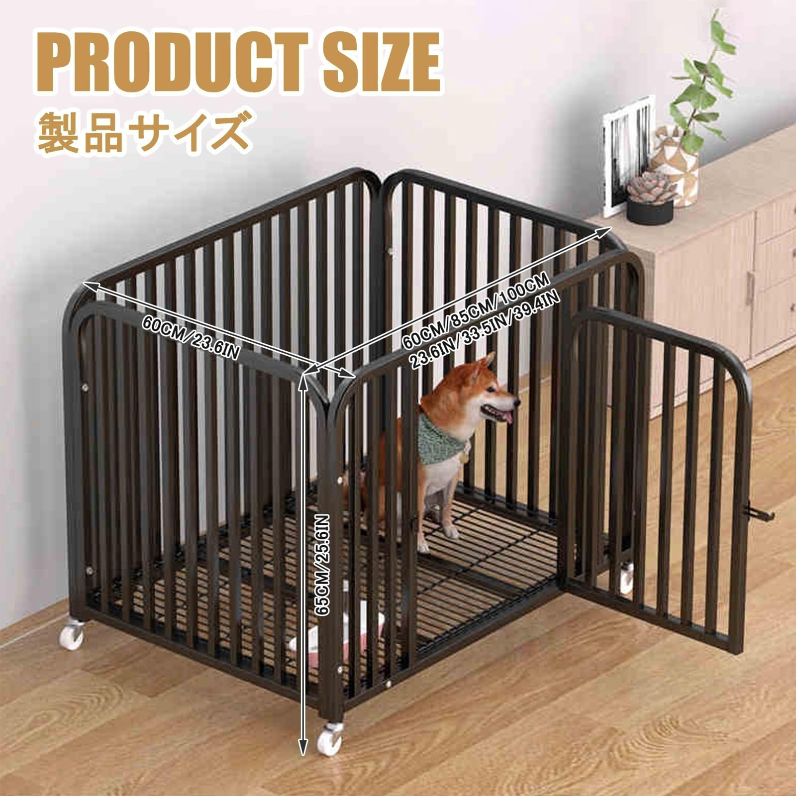 Recinto Recinzione Per Cani Recinto Per Cuccioli Recinto Per Cani Da Interno Recinzione Per Cani/Cuccioli Recinzione Per Cuccioli Con Porta Recinto Per Cani In Metallo(White,TRAINING_100*60*6
