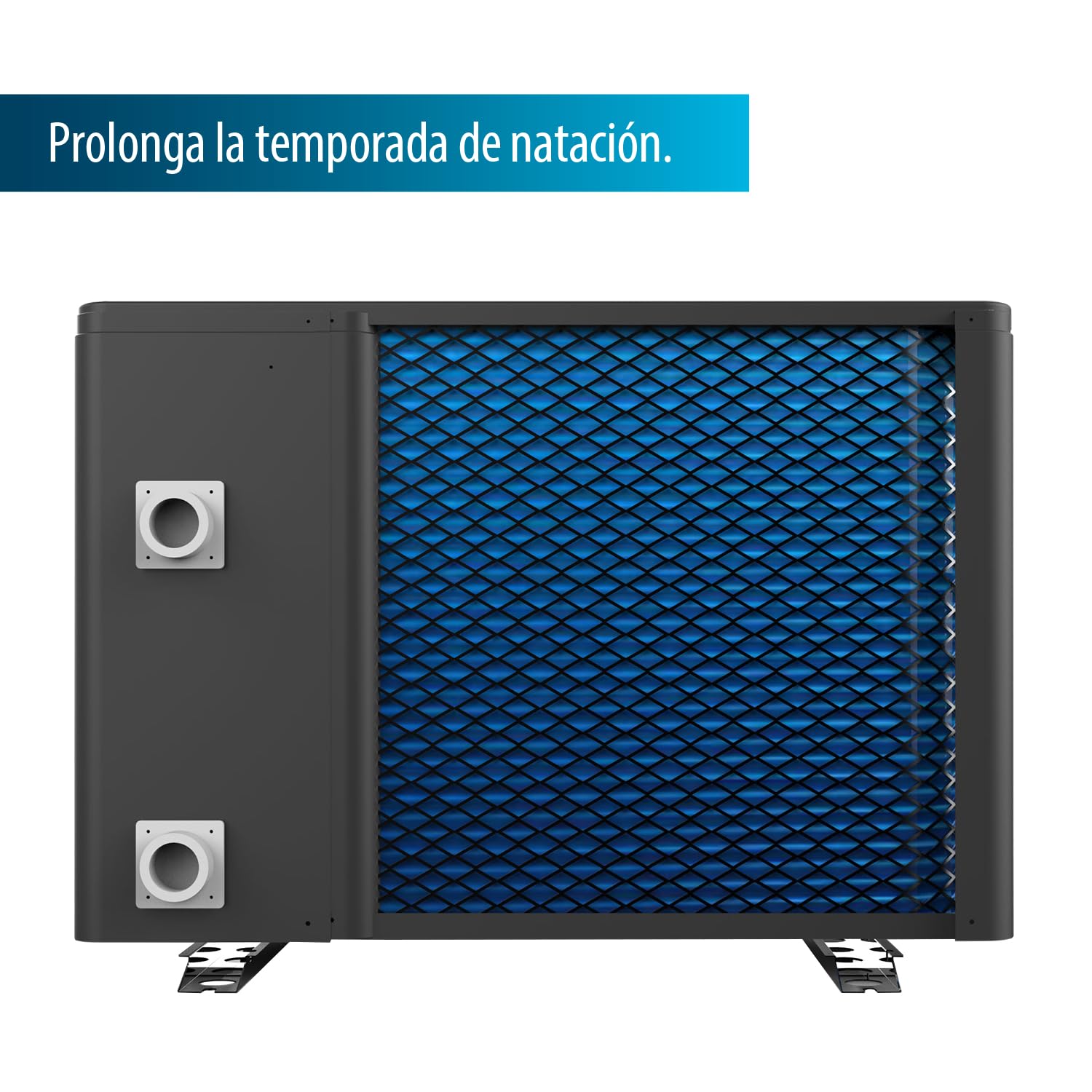 AquaForte Bomba de calor AquaForte Full Inverter 9,5 kW, 7,95 AMP, Consumo kW 0,12~1,75, Puede enfriar y calentar a la vez, Adecuada para piscinas de entre 20 y 40 m3, 39 kg, 896 x 353 x 644 mm